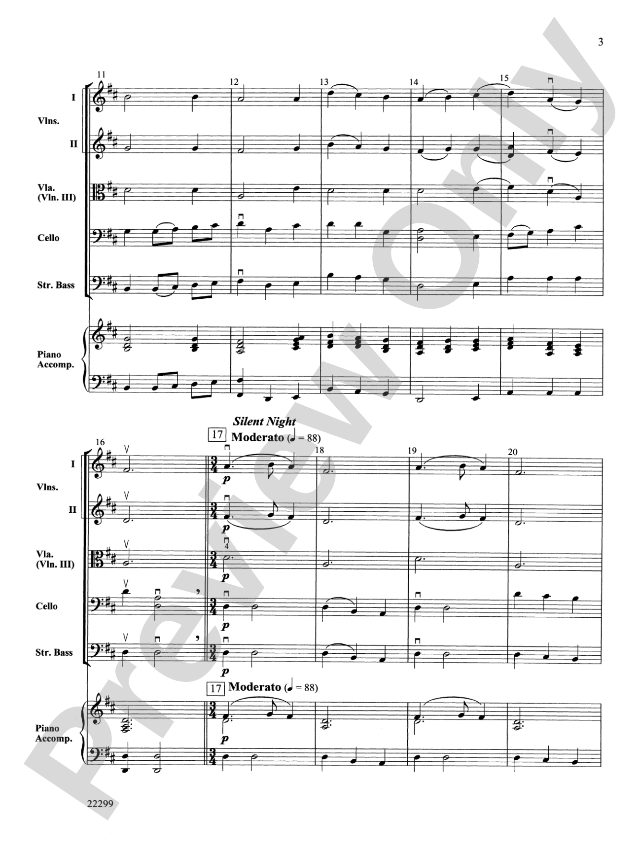 String a Song of Christmas: String Orchestra Conductor Score & Parts
