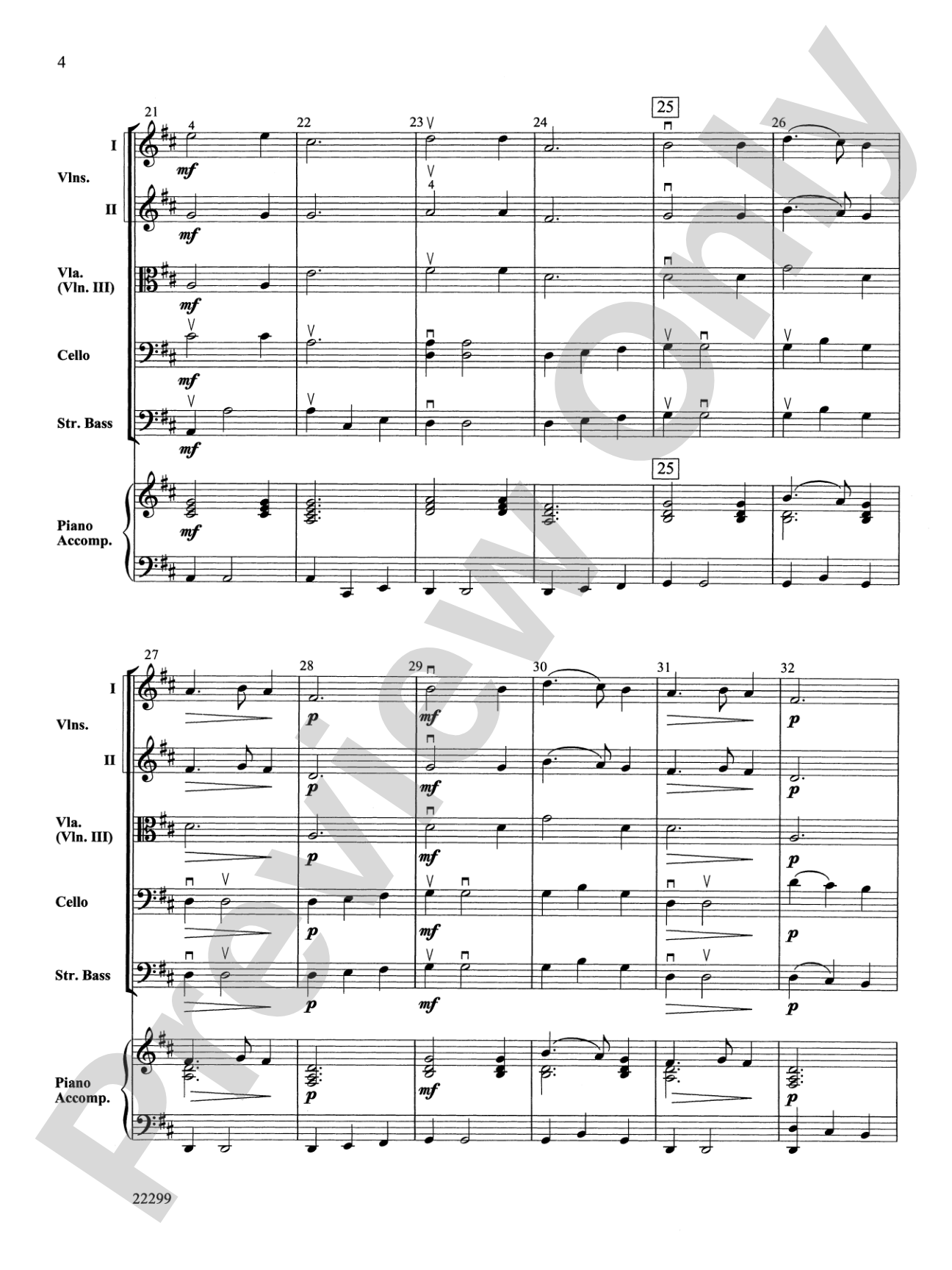 String a Song of Christmas: String Orchestra Conductor Score & Parts