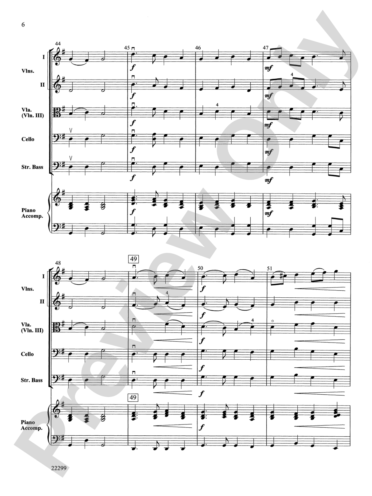 String a Song of Christmas: String Orchestra Conductor Score & Parts