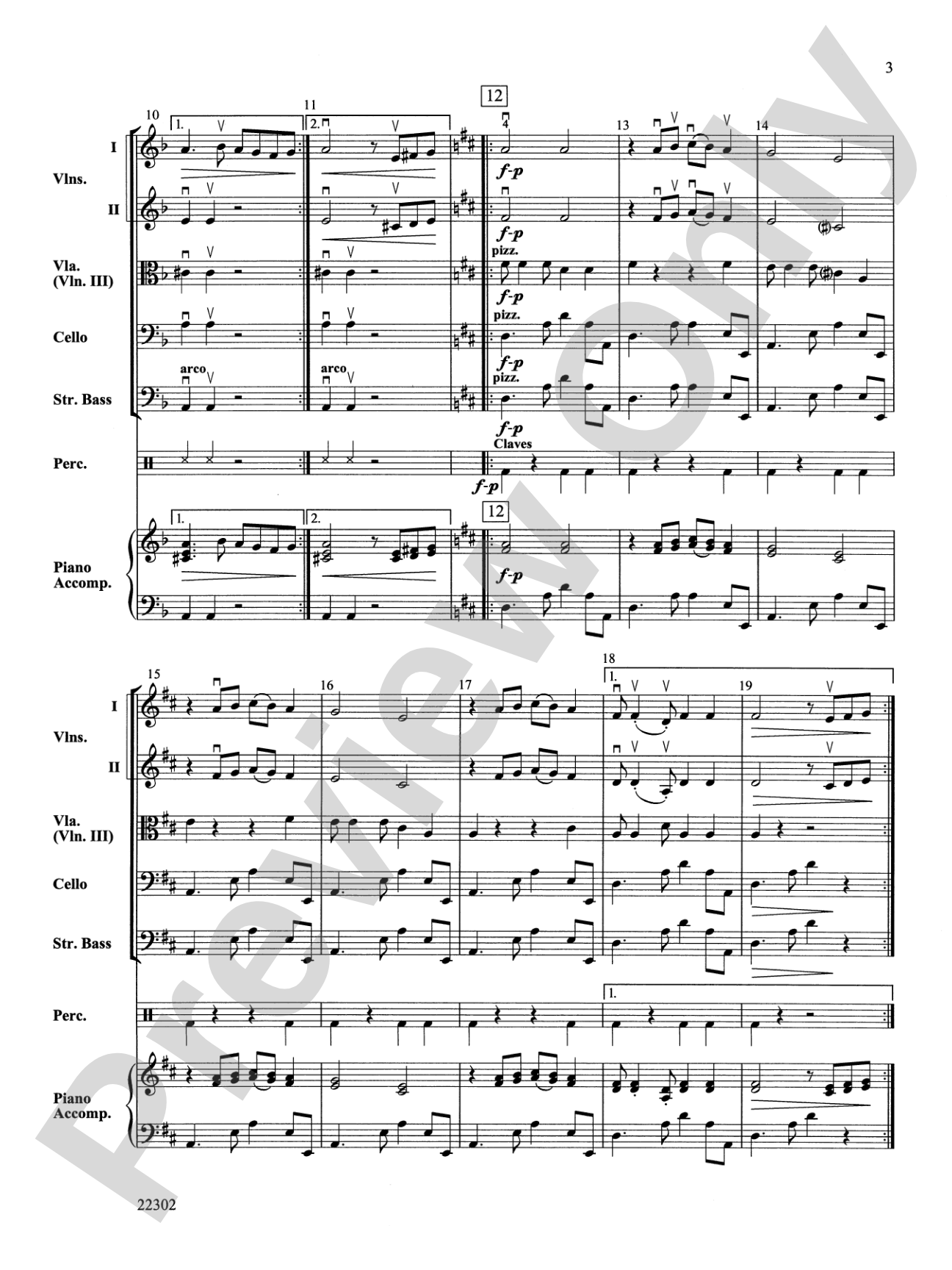 Toucan Tango: String Orchestra Conductor Score & Parts