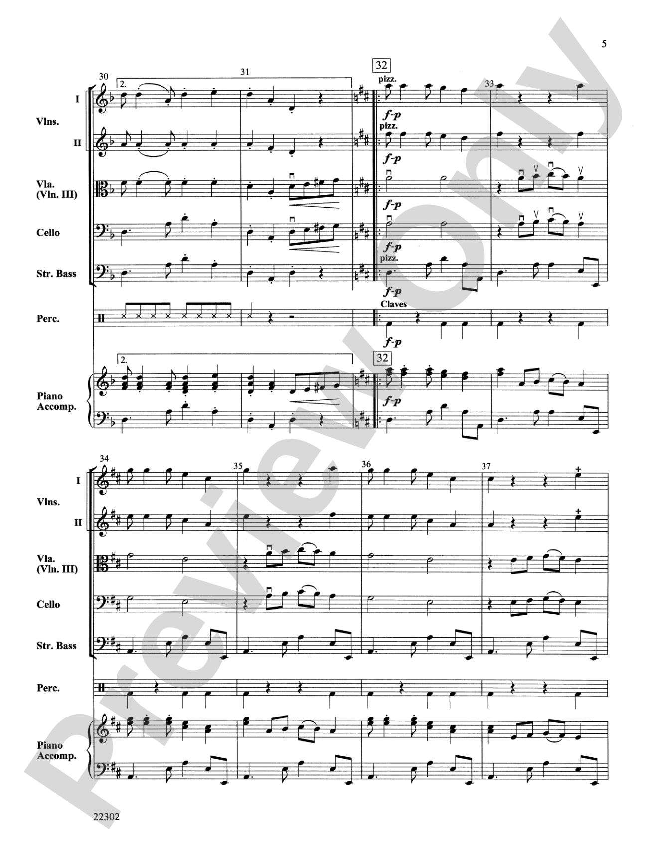 Toucan Tango: String Orchestra Conductor Score & Parts