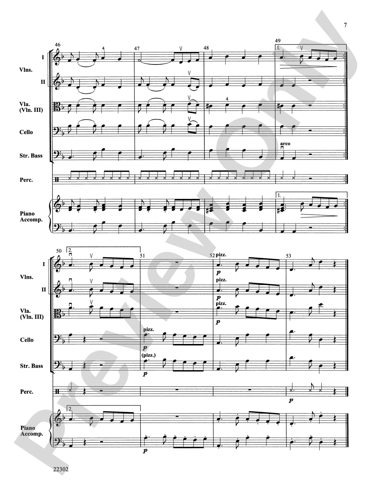 Toucan Tango: String Orchestra Conductor Score & Parts
