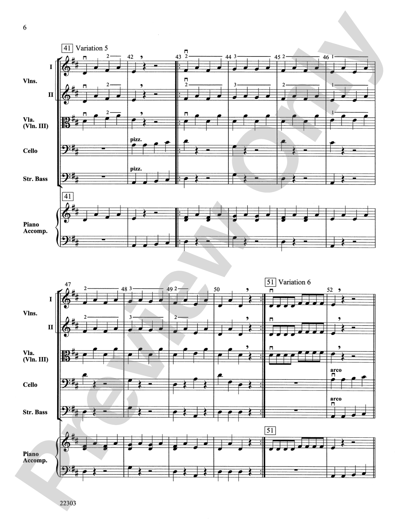Cabbage Countdown: String Orchestra Conductor Score & Parts