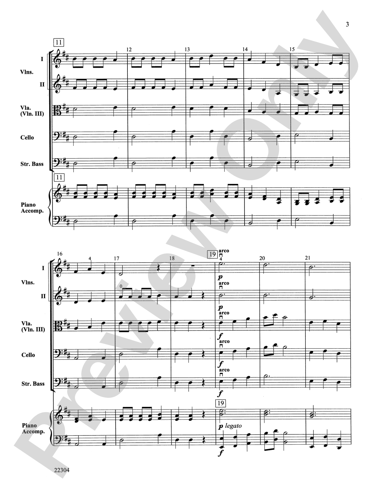 Kabuki Dance: String Orchestra Conductor Score & Parts
