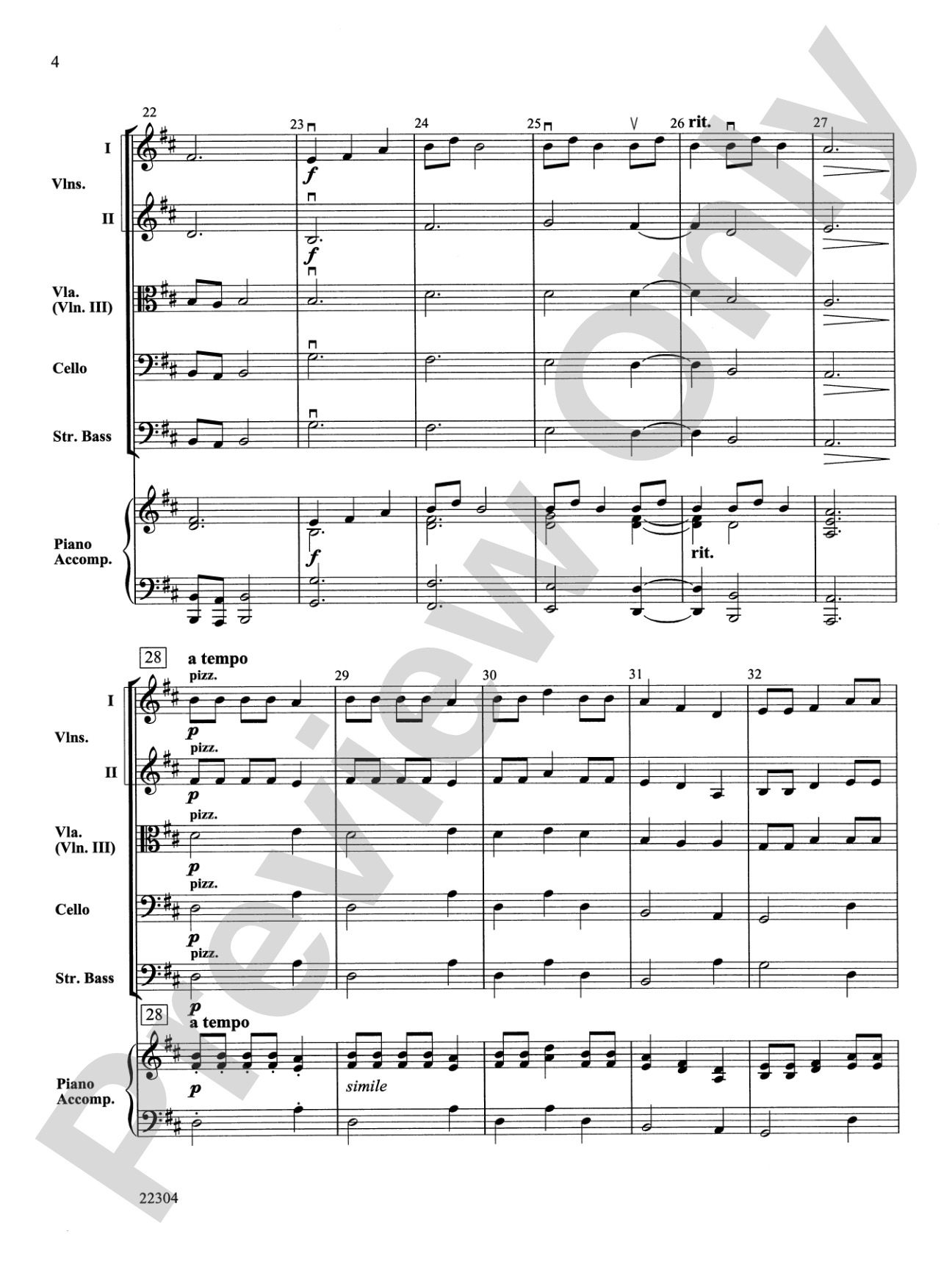 Kabuki Dance: String Orchestra Conductor Score & Parts
