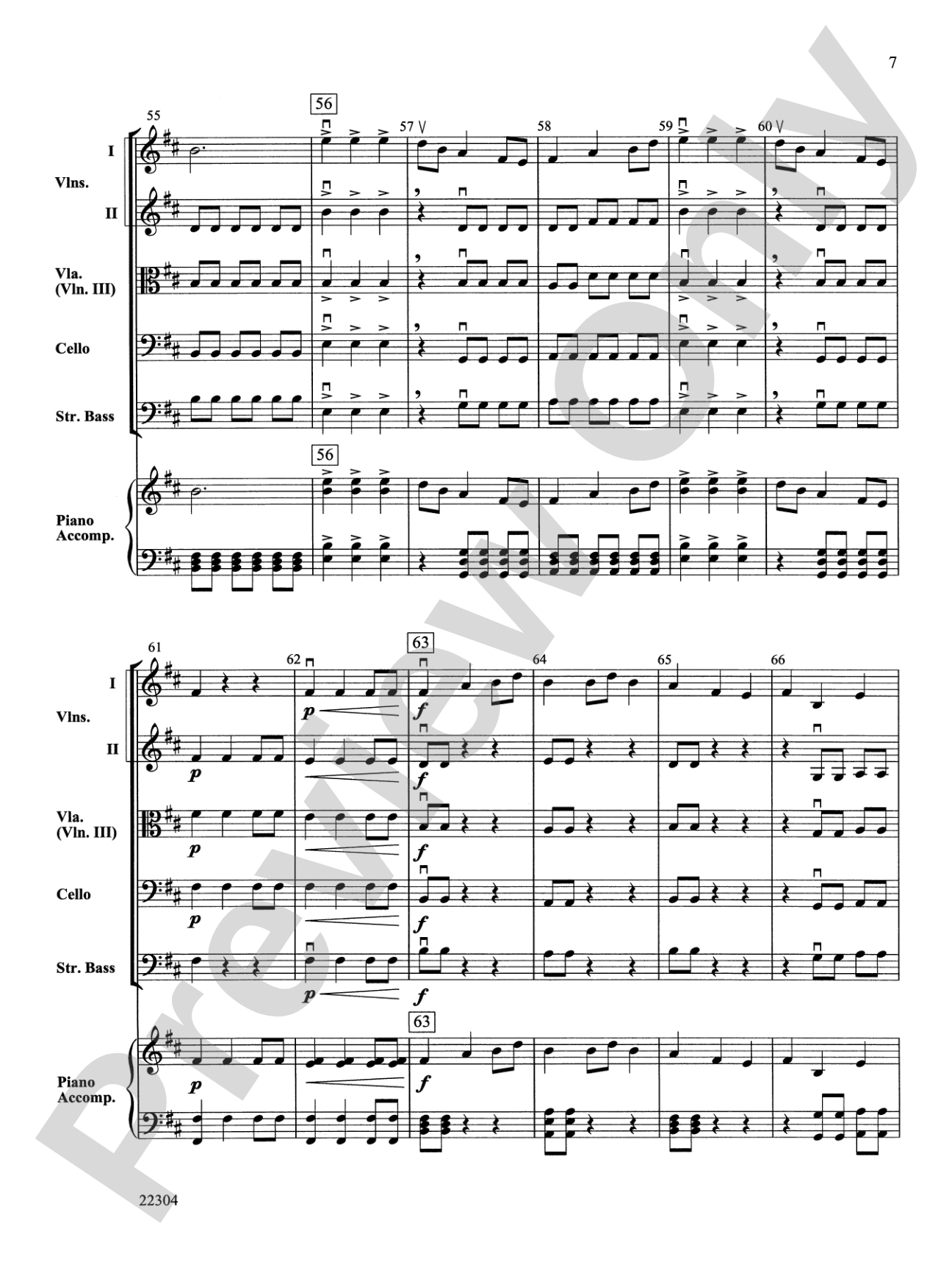 Kabuki Dance: String Orchestra Conductor Score & Parts