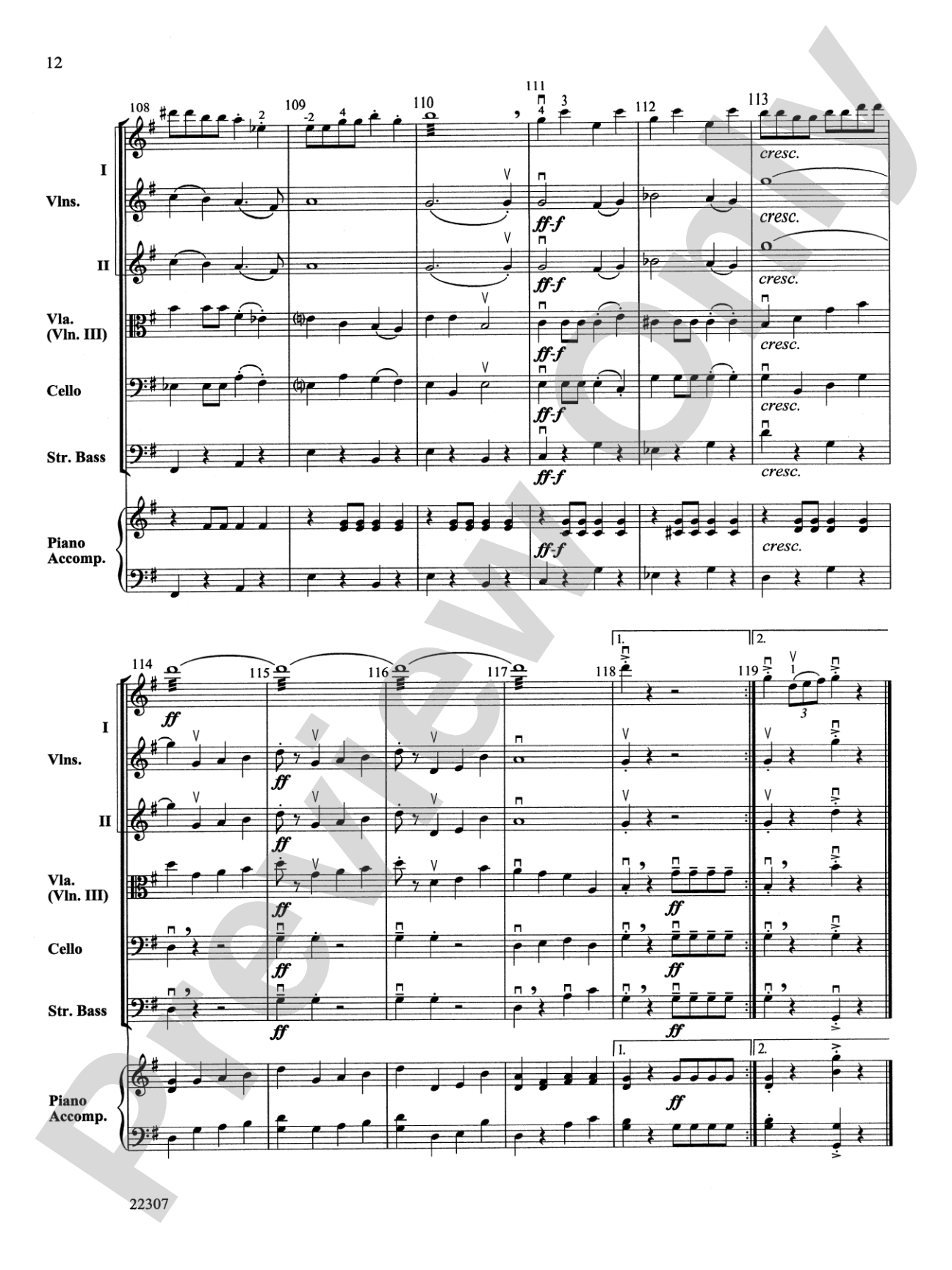 The Stars and Stripes Forever: String Orchestra Conductor Score & Parts