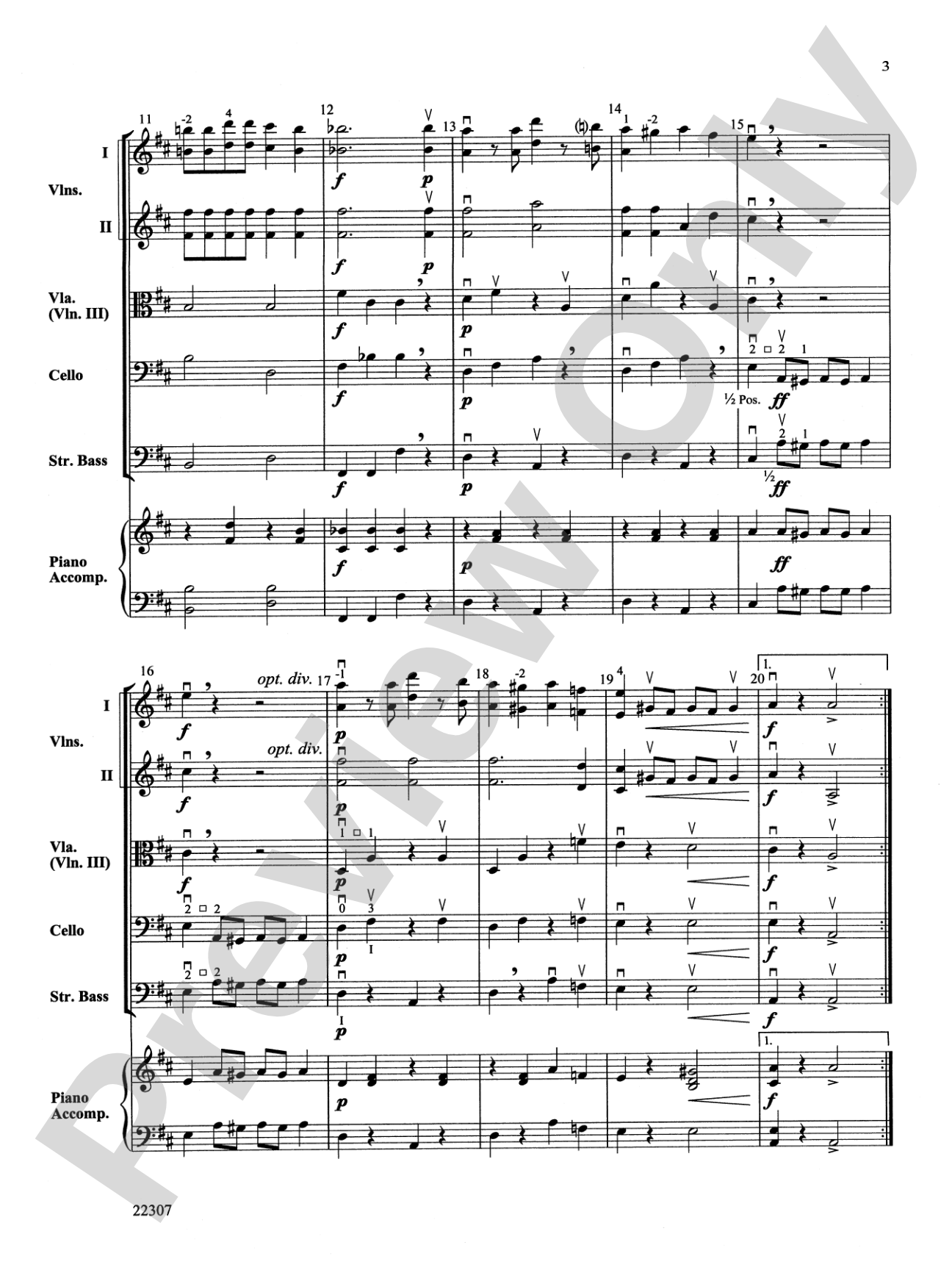 The Stars and Stripes Forever: String Orchestra Conductor Score & Parts