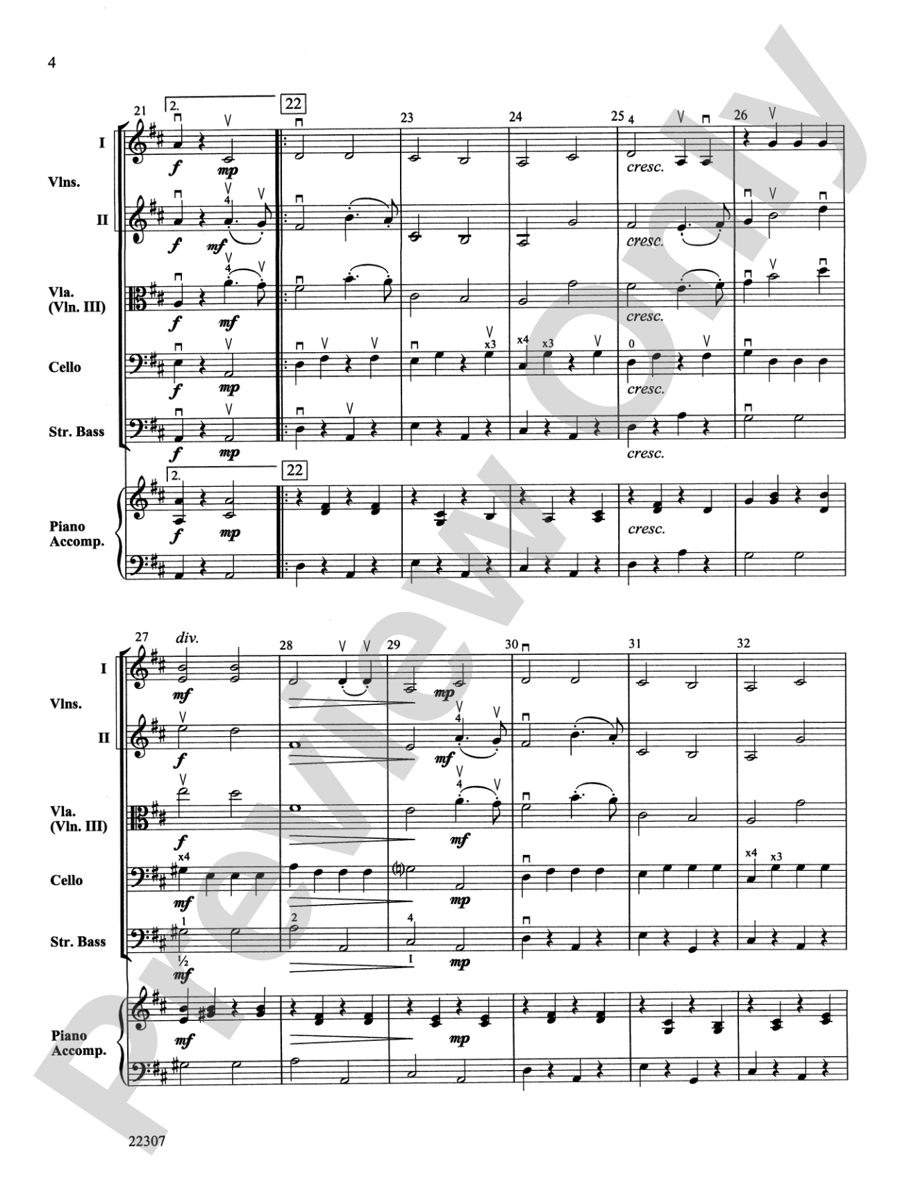 The Stars and Stripes Forever: String Orchestra Conductor Score & Parts