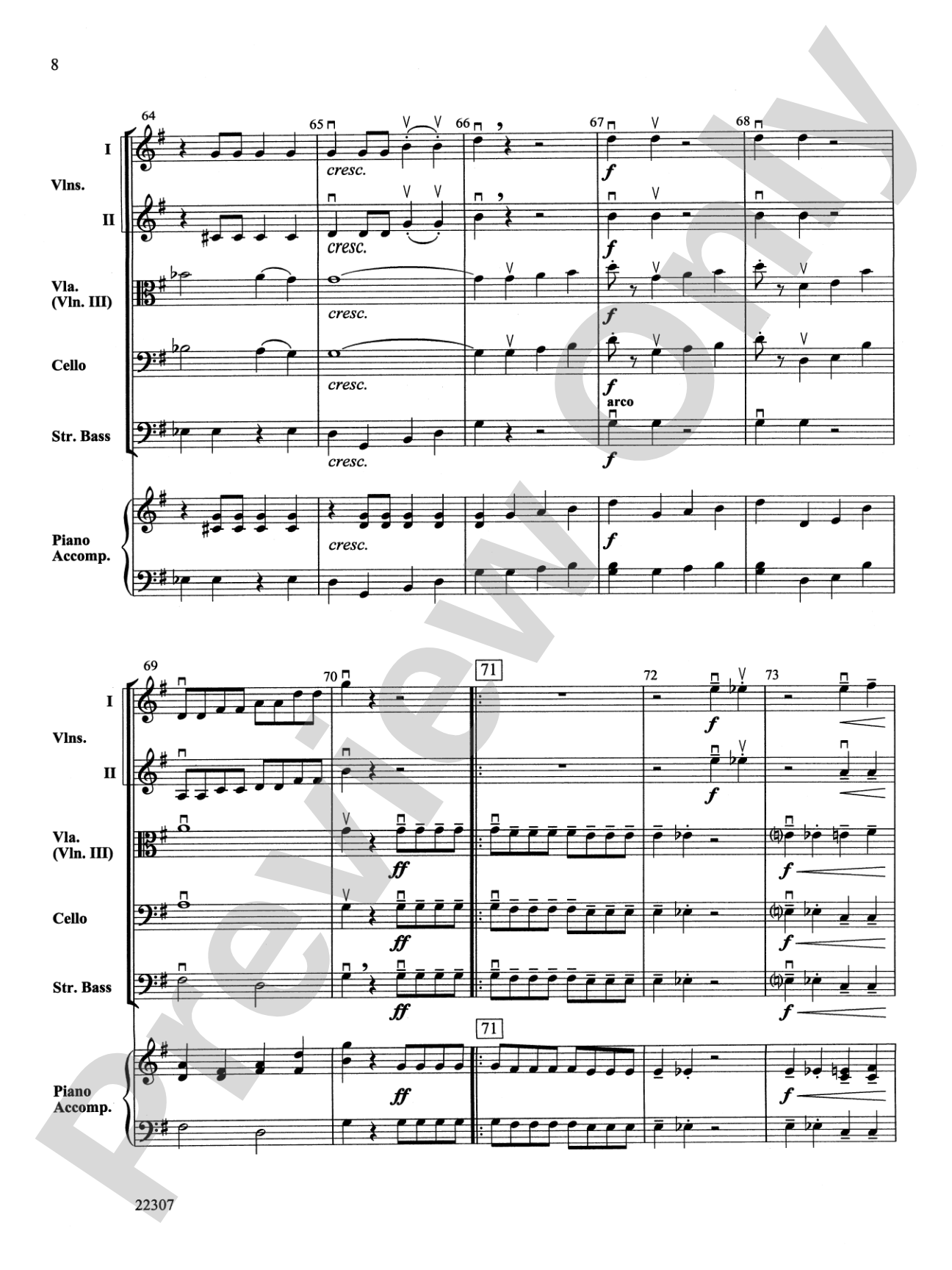 The Stars and Stripes Forever: String Orchestra Conductor Score & Parts