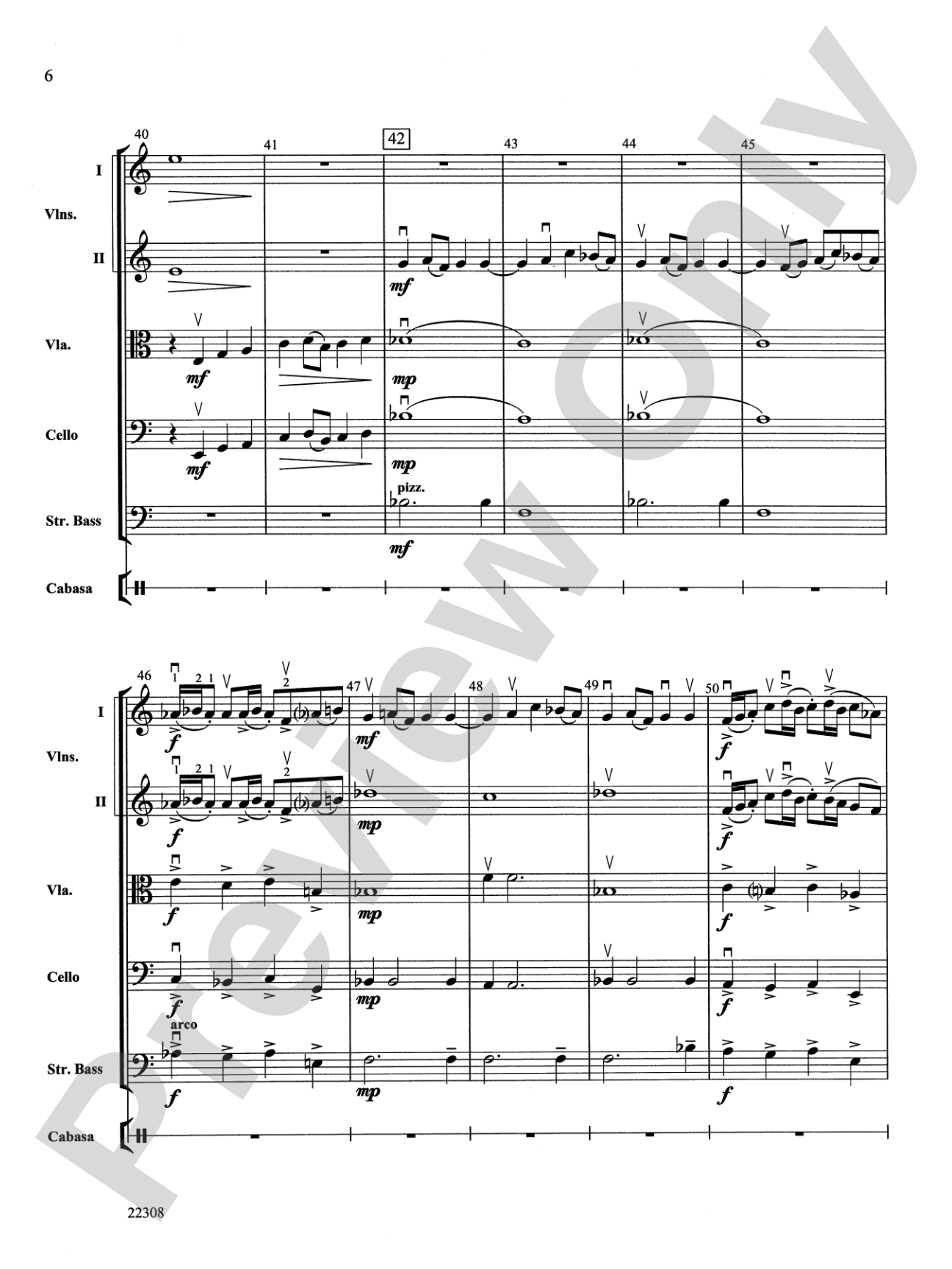 Peasant Dance: String Orchestra Conductor Score & Parts