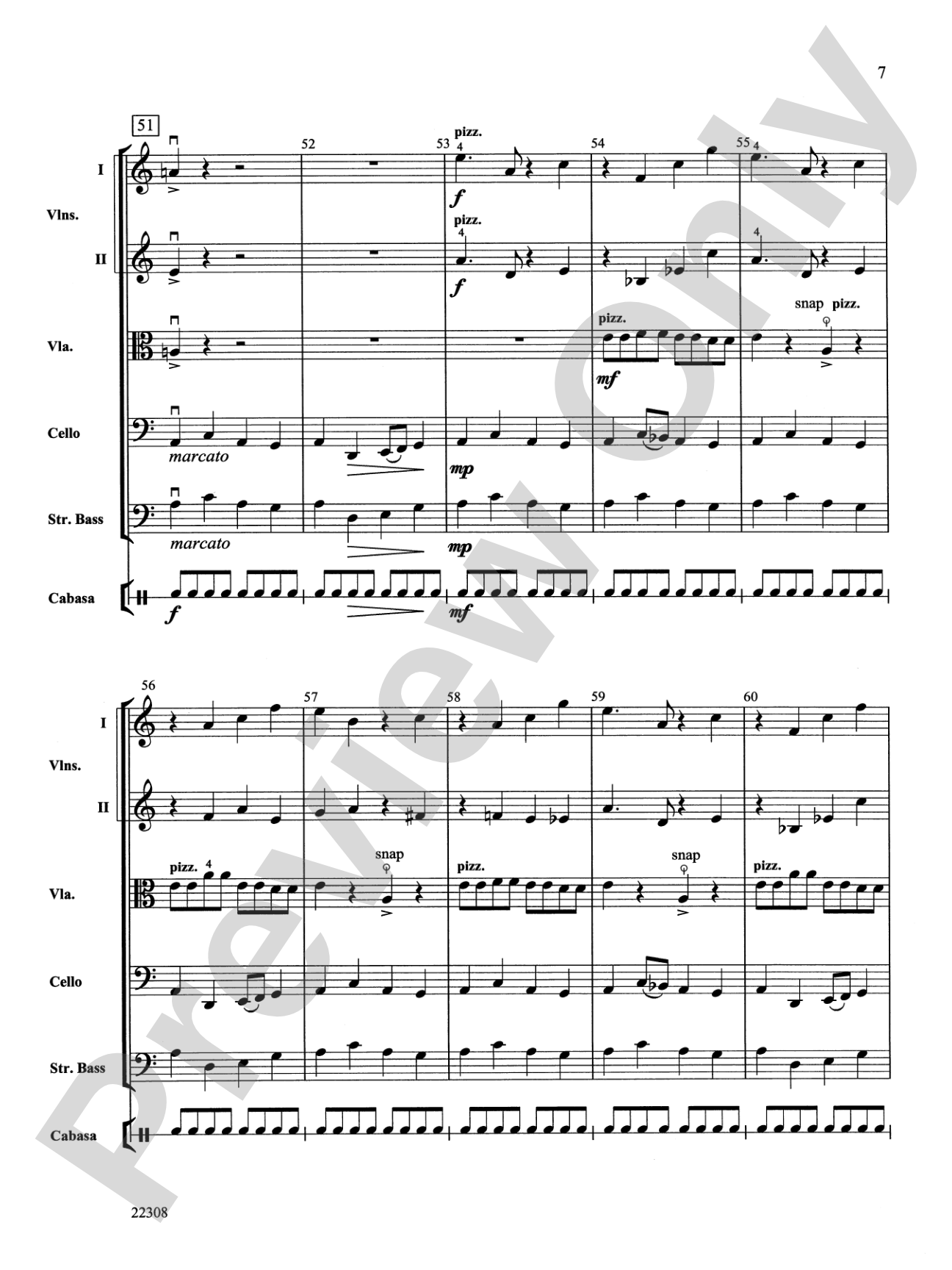 Peasant Dance: String Orchestra Conductor Score & Parts