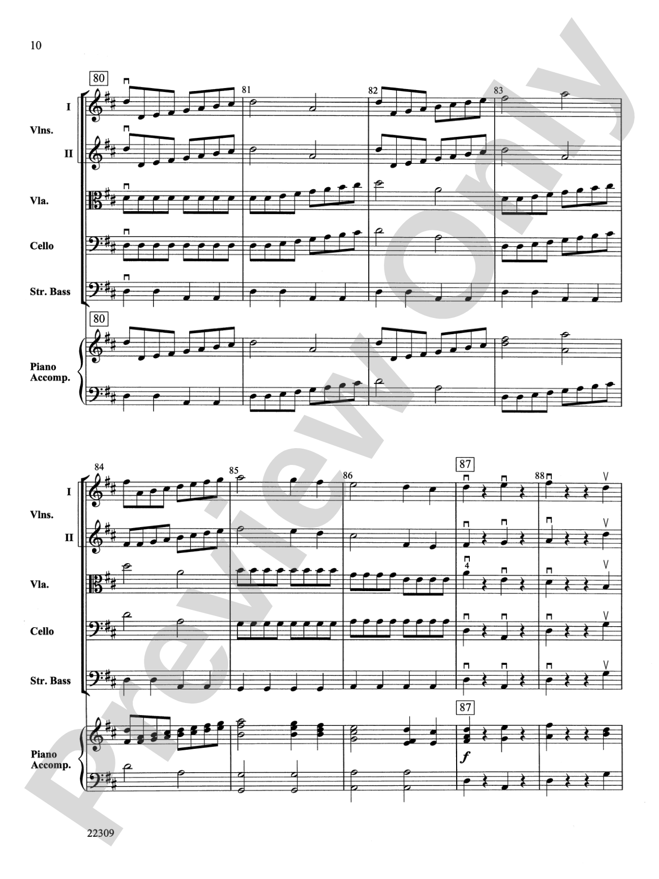 Fanfare and Celebration: String Orchestra Conductor Score & Parts