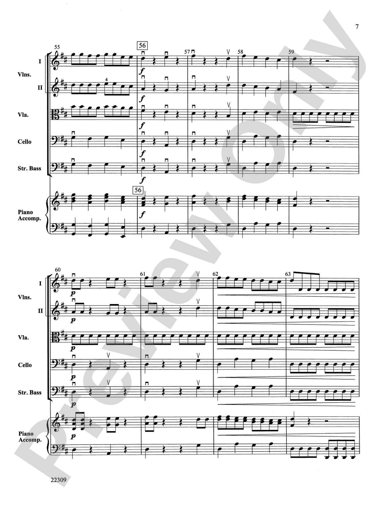 Fanfare and Celebration: String Orchestra Conductor Score & Parts