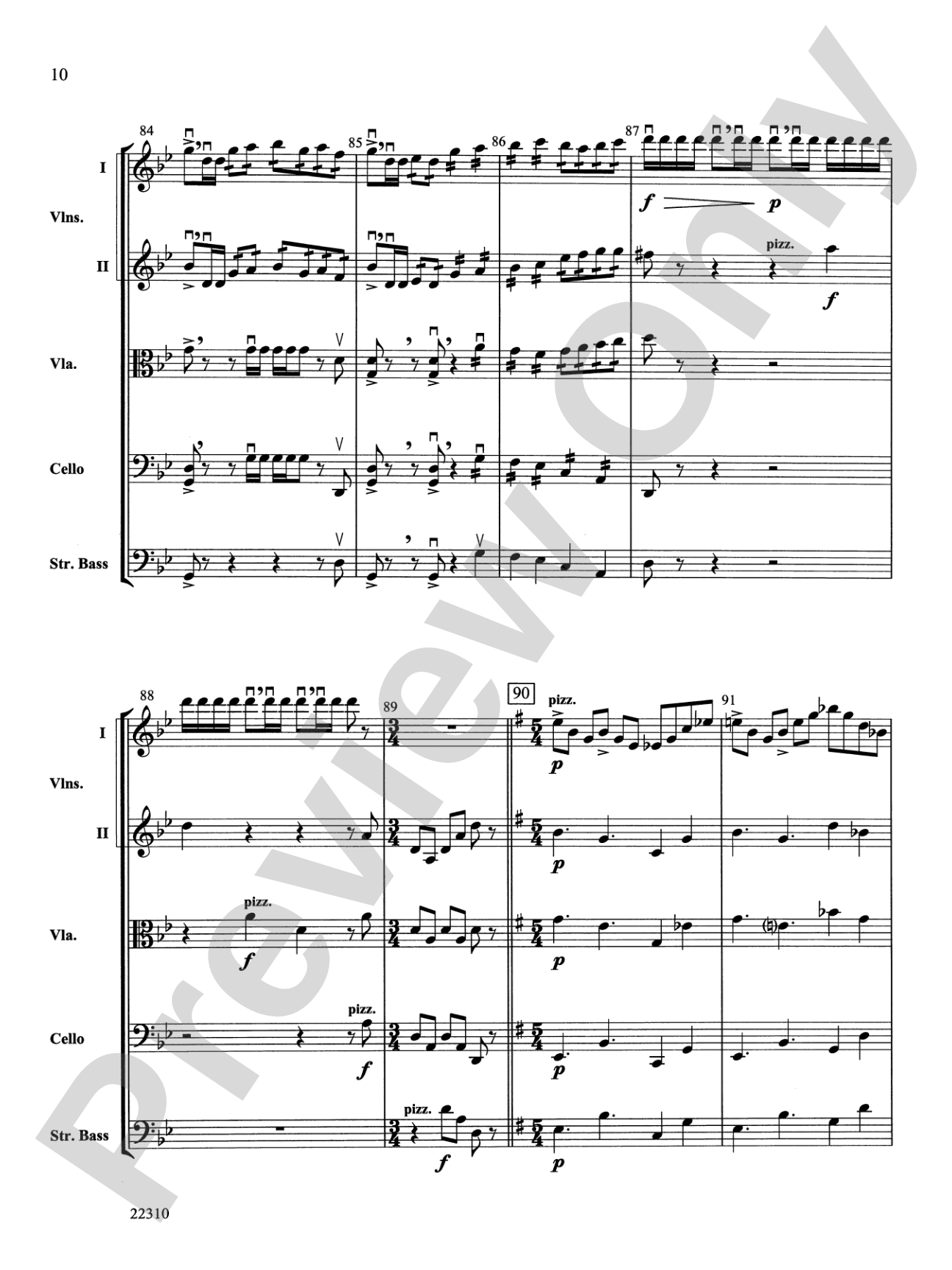 Incantations: String Orchestra Conductor Score & Parts