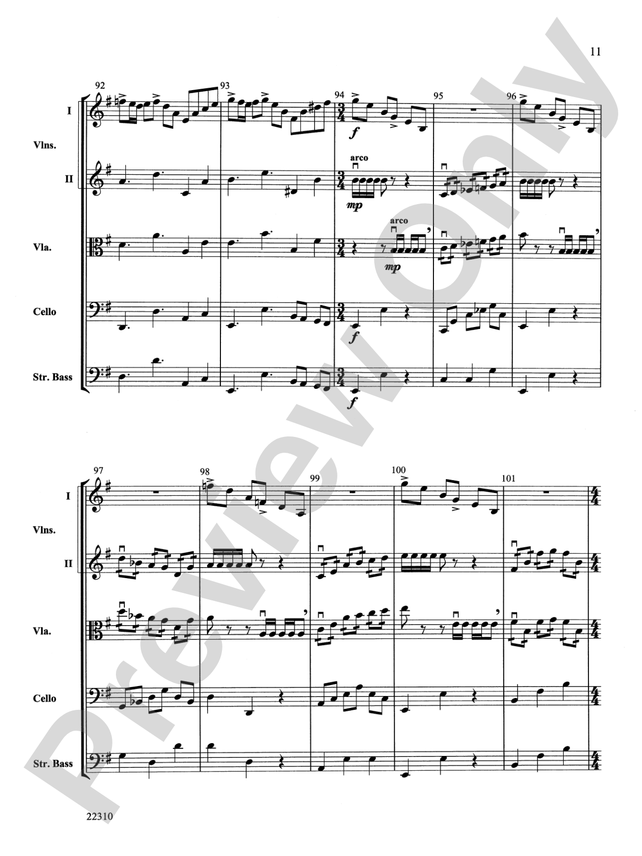 Incantations: String Orchestra Conductor Score & Parts