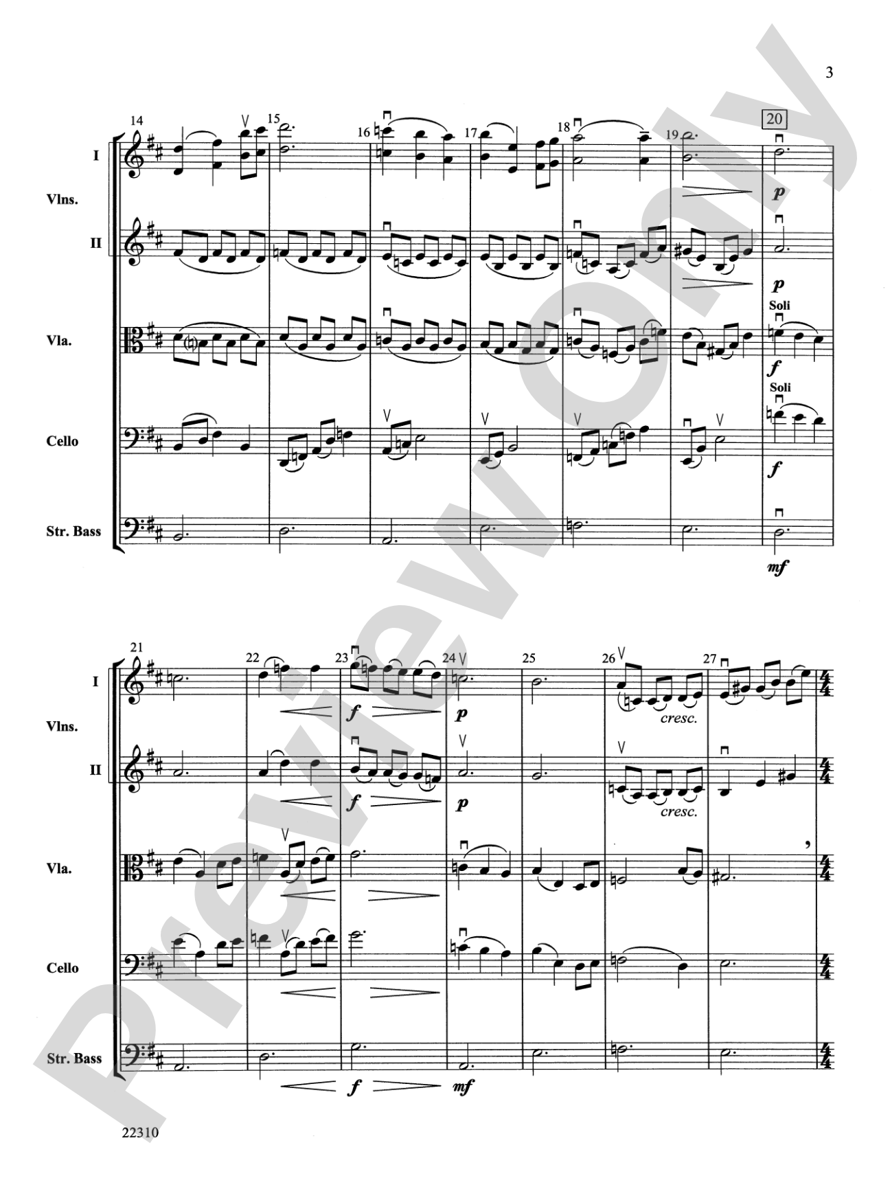 Incantations: String Orchestra Conductor Score & Parts