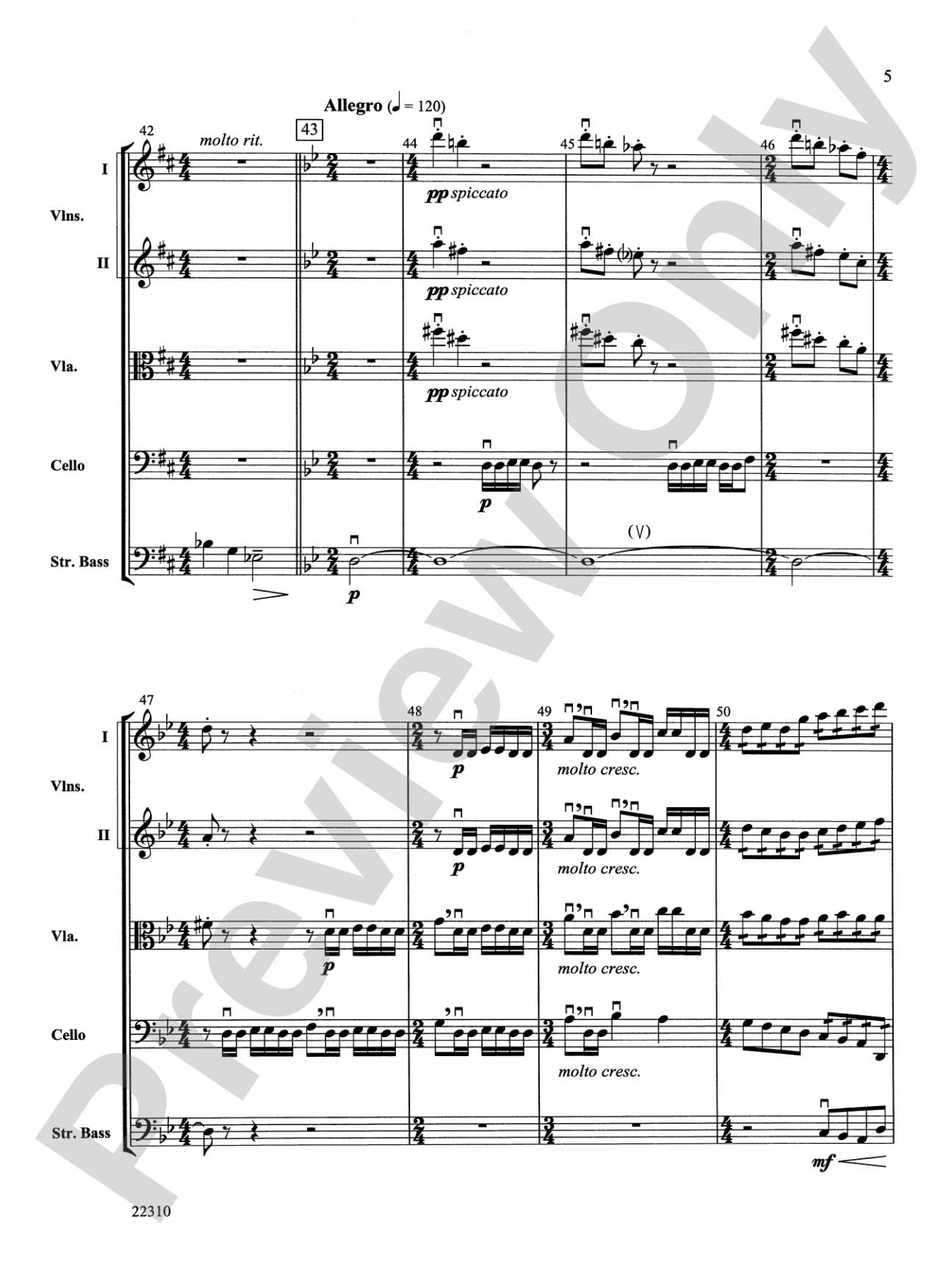 Incantations: String Orchestra Conductor Score & Parts