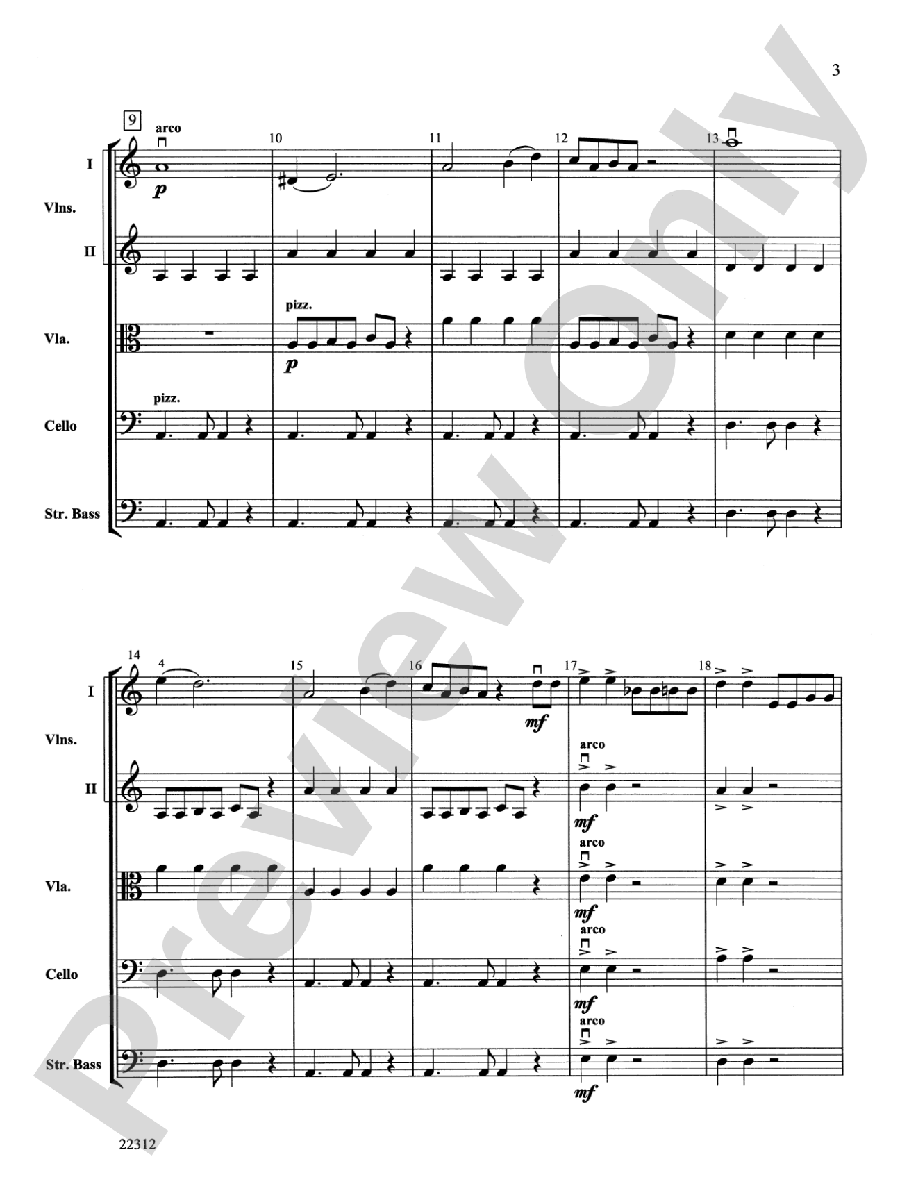 Secret Agent 440: String Orchestra Conductor Score & Parts