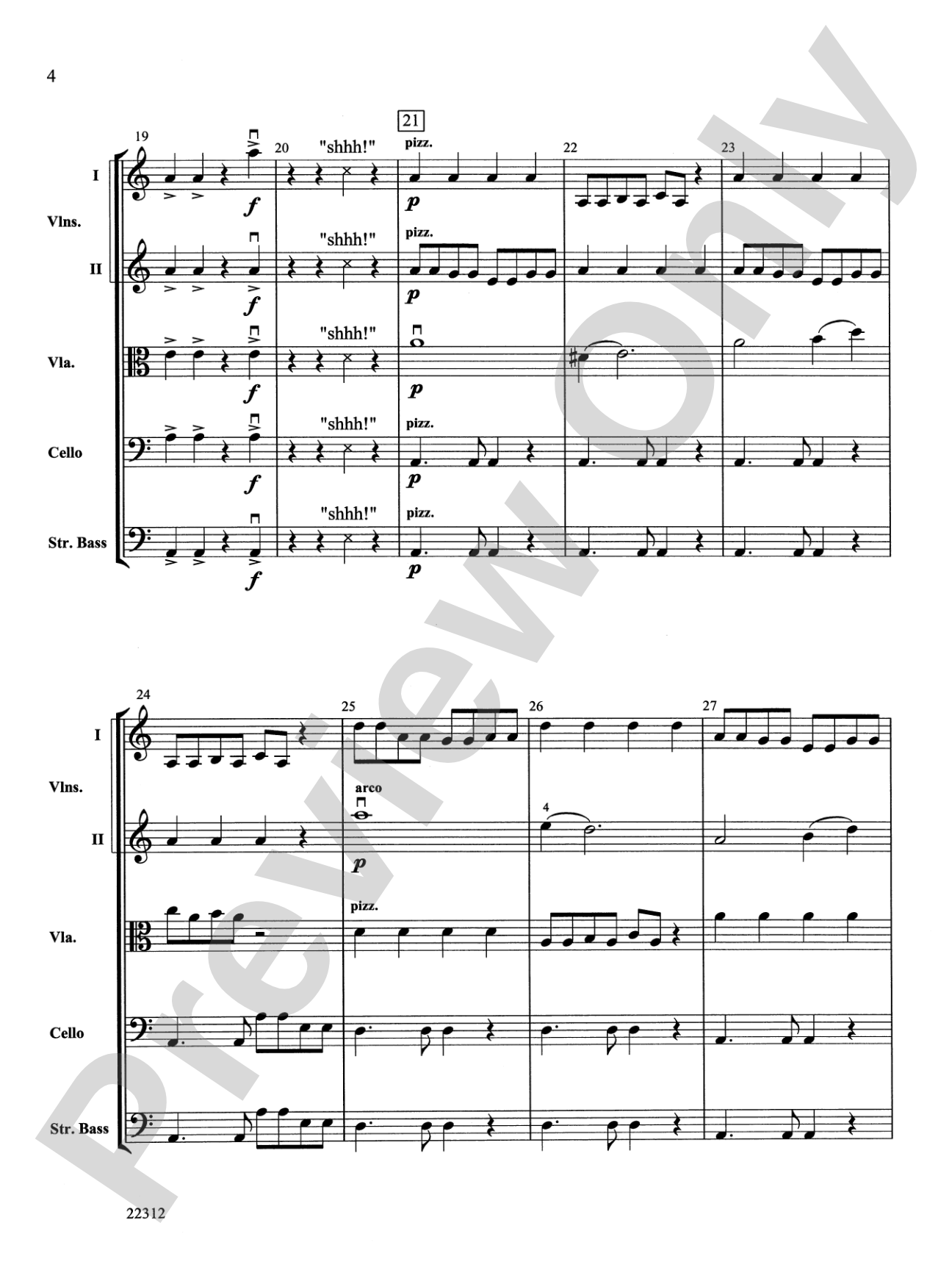 Secret Agent 440: String Orchestra Conductor Score & Parts
