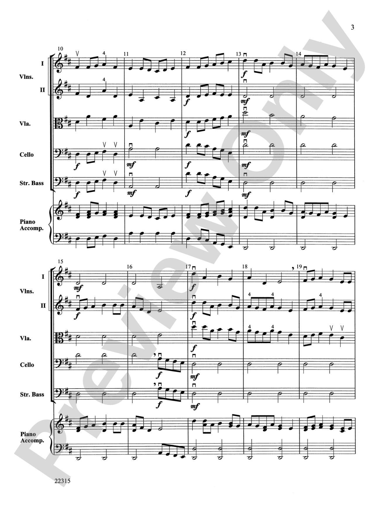 String Celebration: String Orchestra Conductor Score & Parts