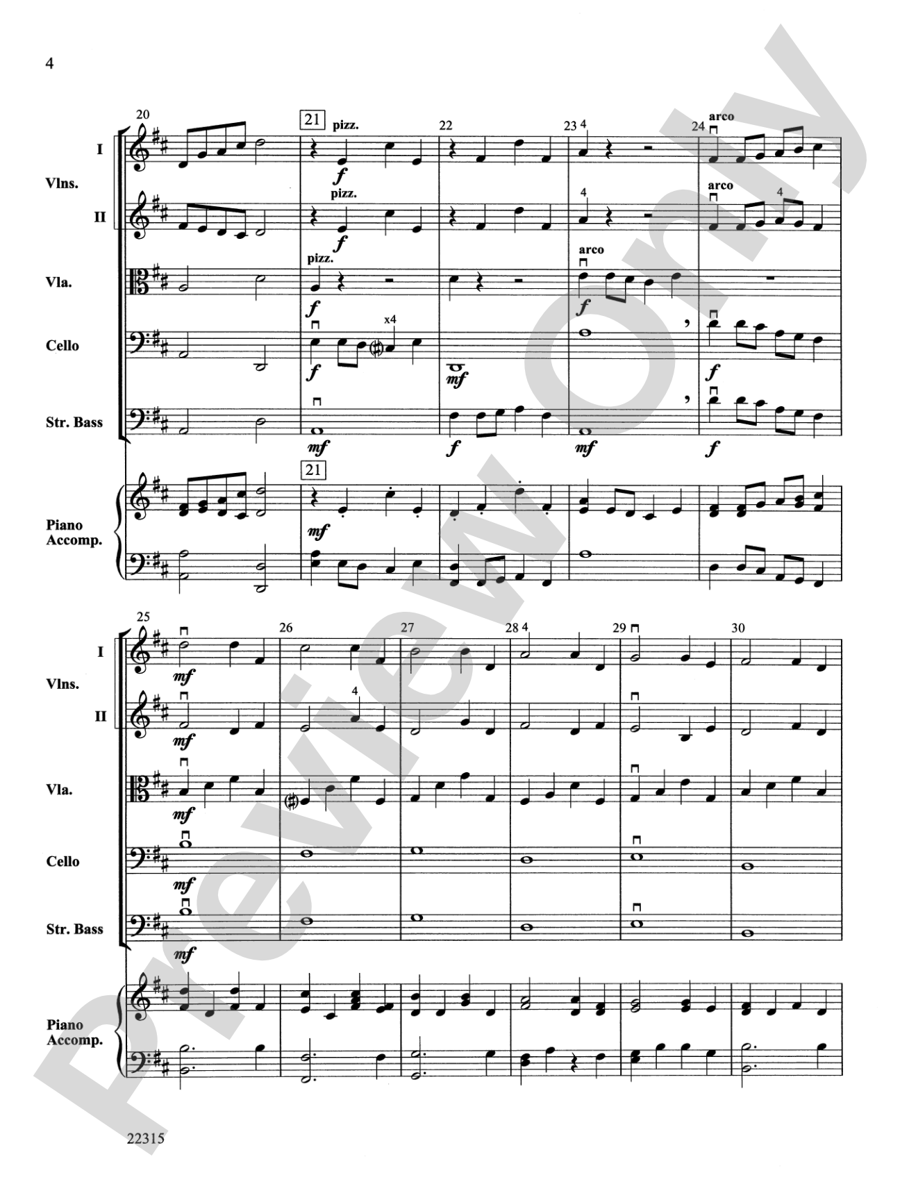 String Celebration: String Orchestra Conductor Score & Parts