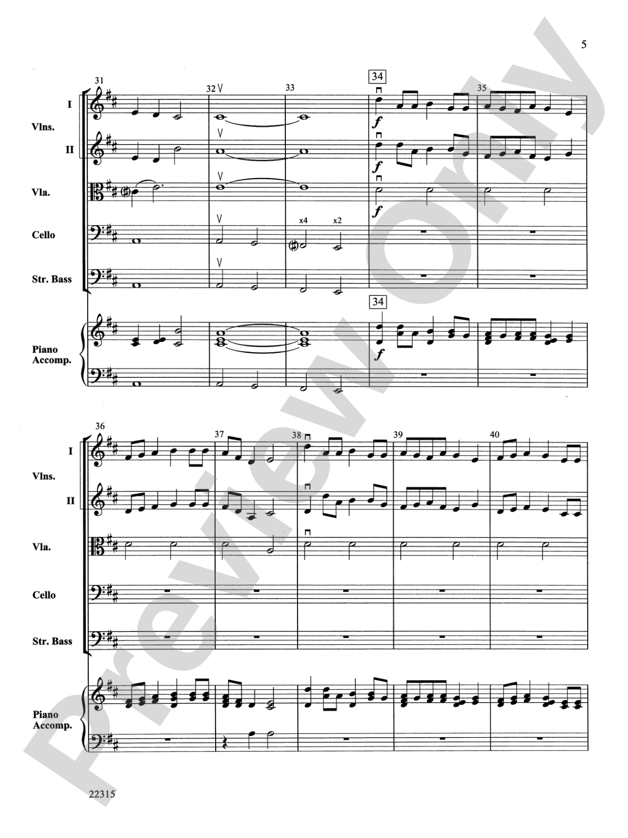 String Celebration: String Orchestra Conductor Score & Parts