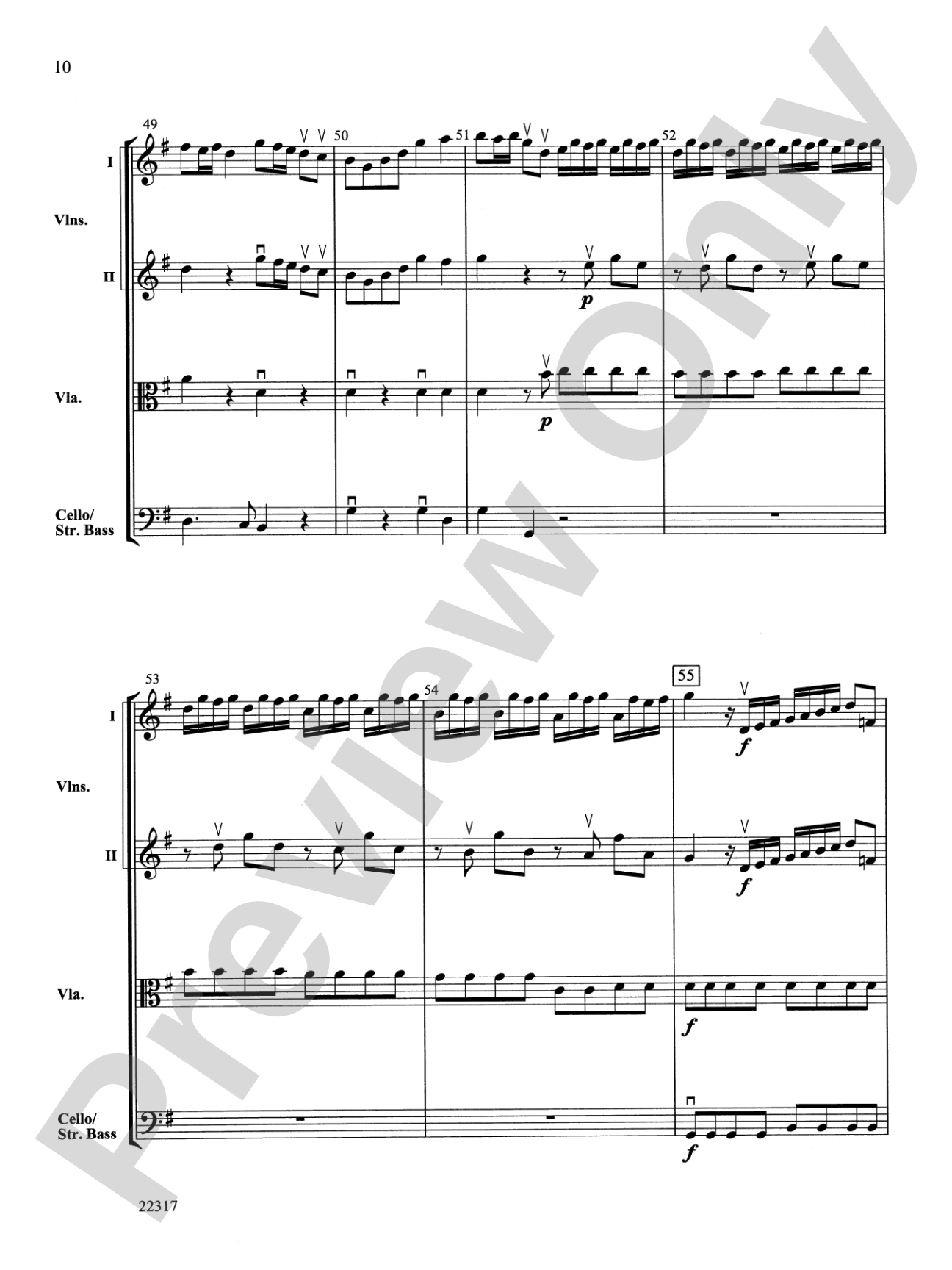 Concerto in G Major: Score