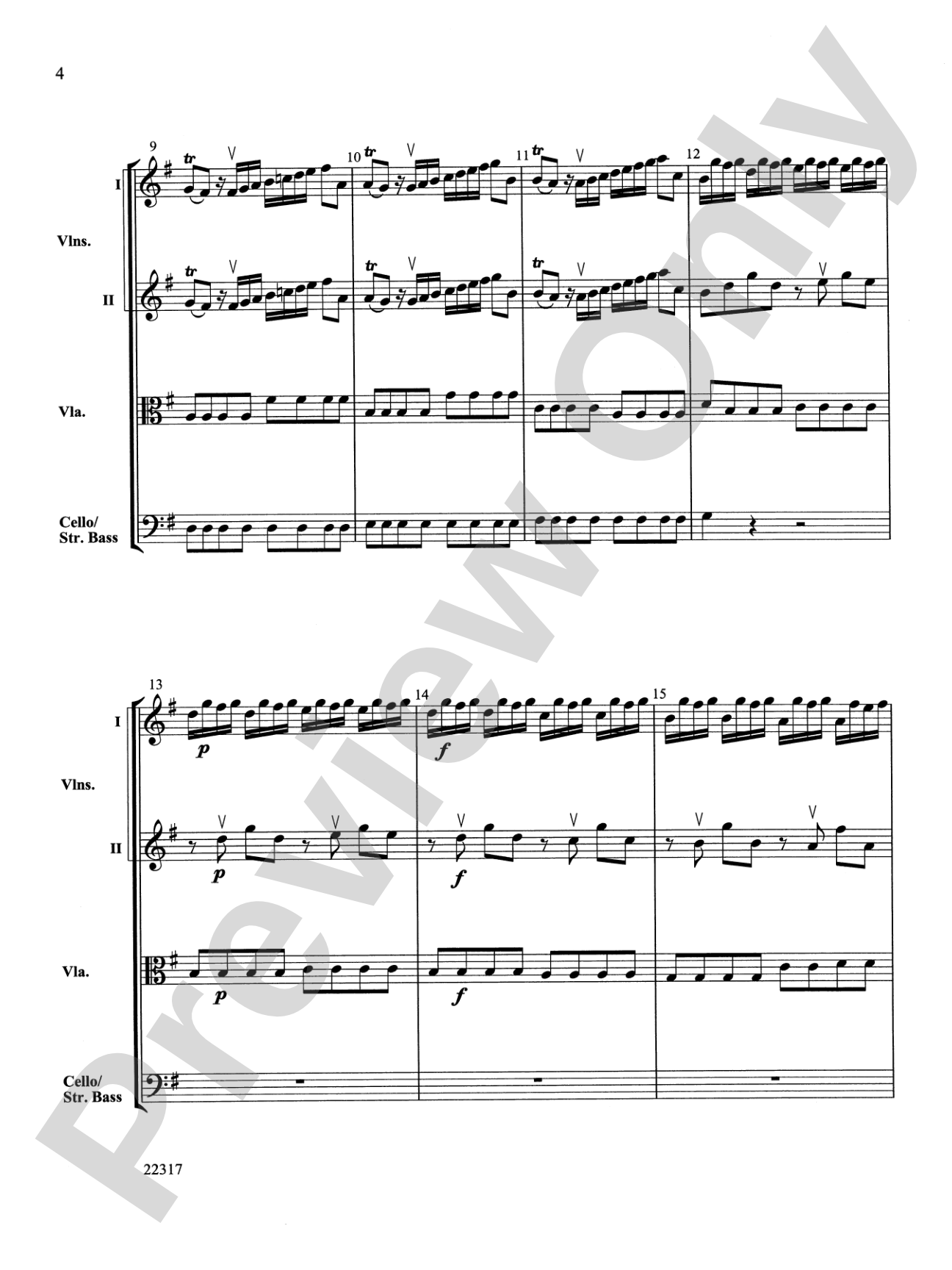 Concerto in G Major: Score