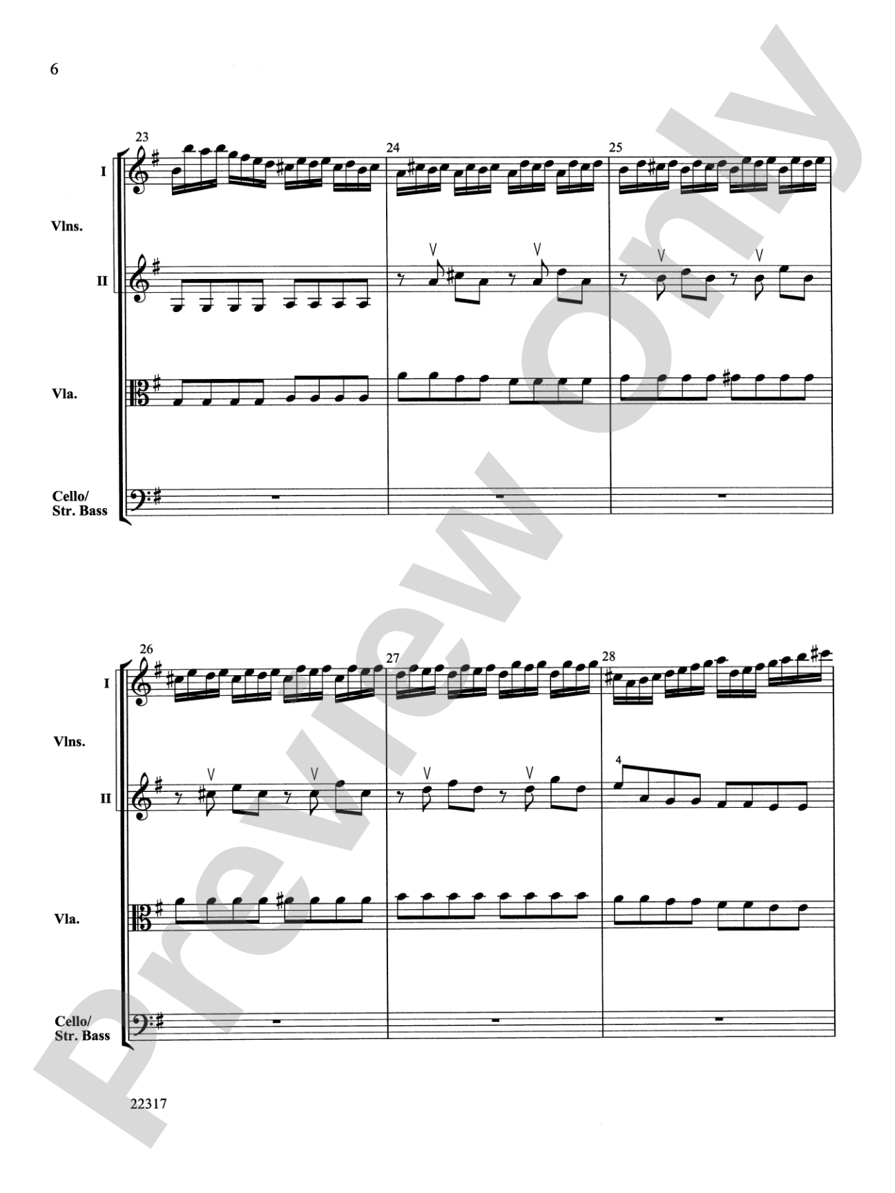 Concerto in G Major: Score