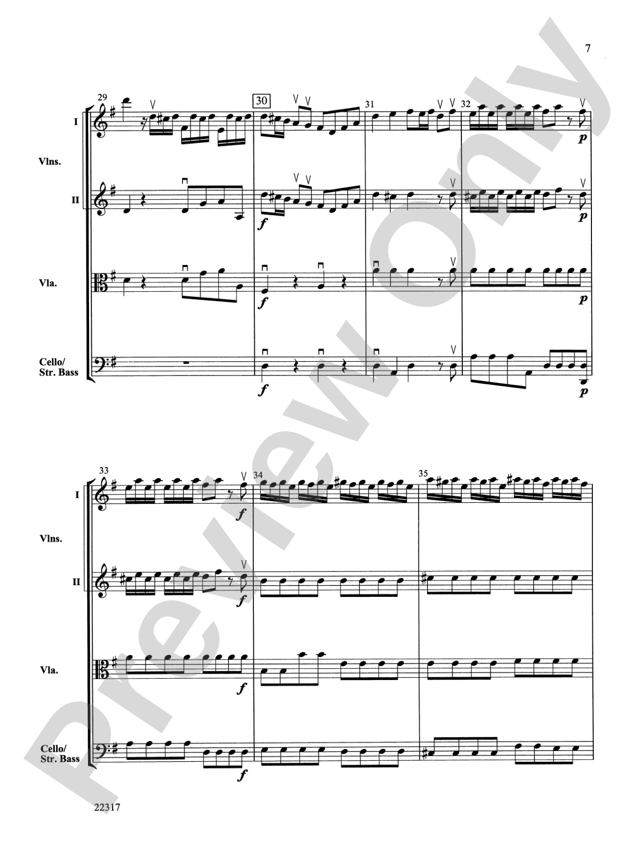Concerto in G Major: Score