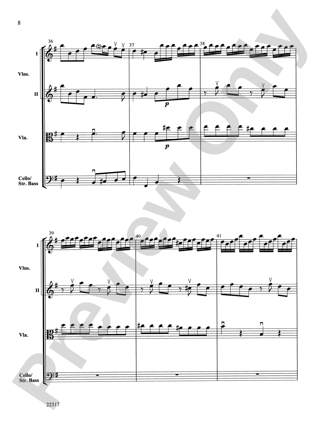 Concerto in G Major: Score