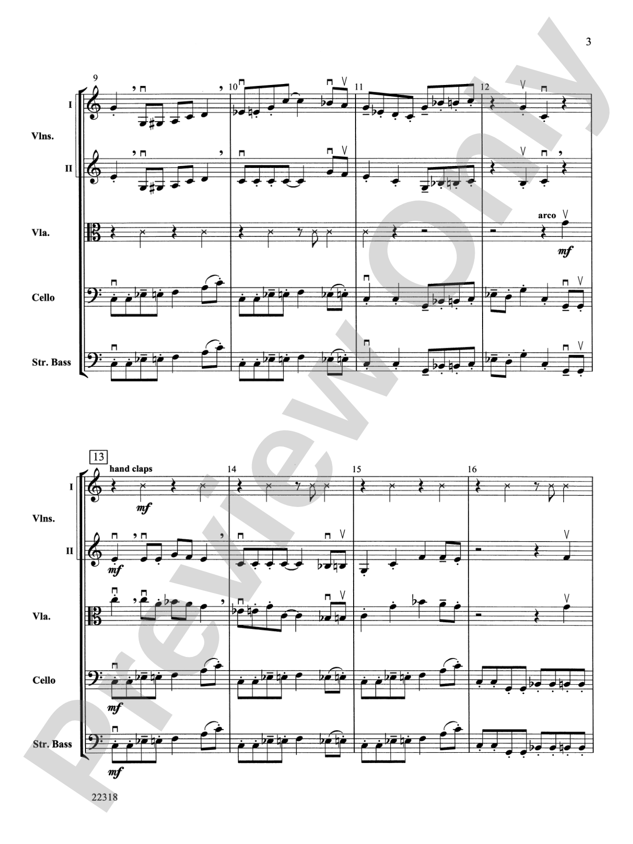Lemon Twist: String Orchestra Conductor Score & Parts