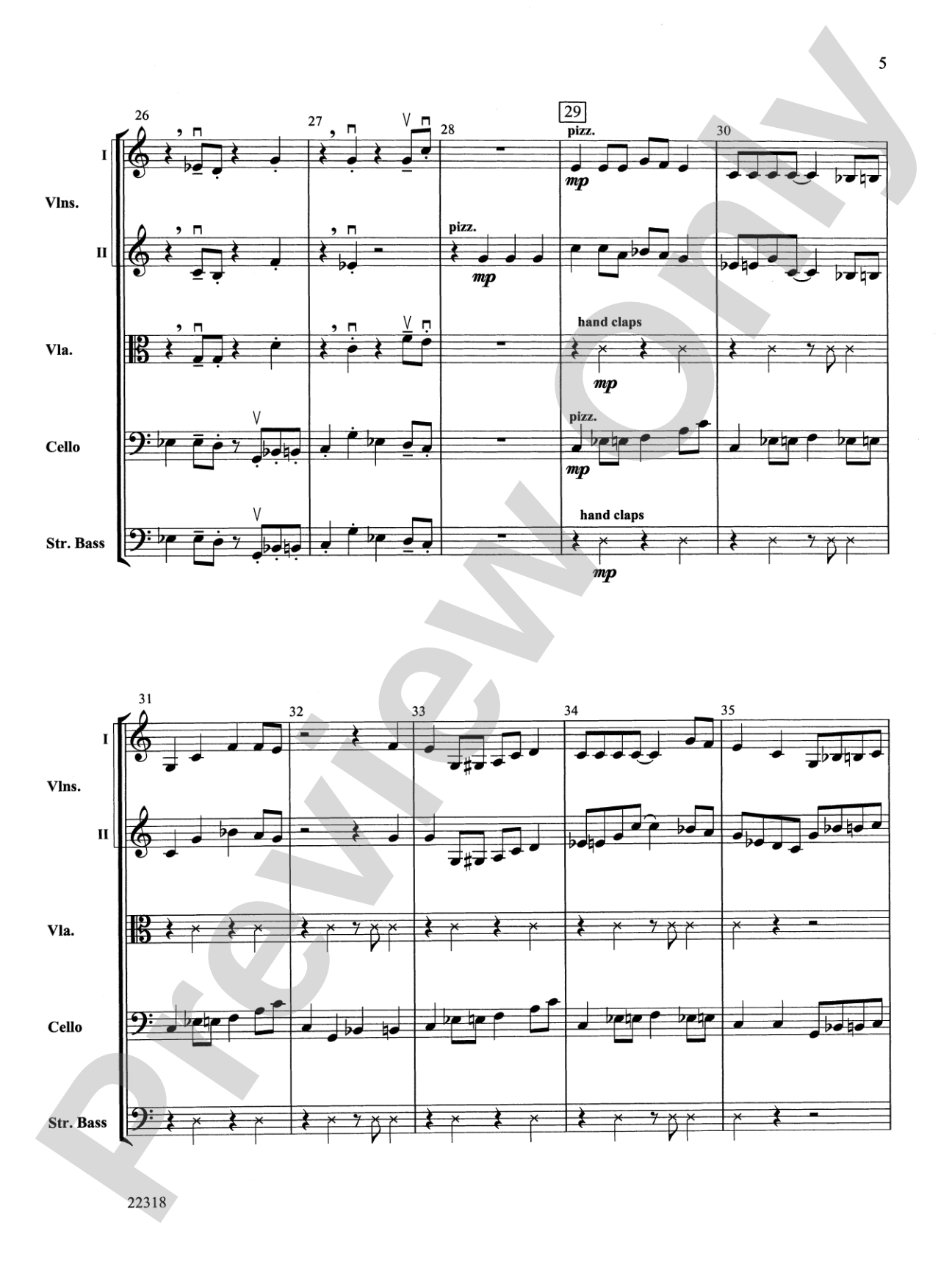 Lemon Twist: String Orchestra Conductor Score & Parts