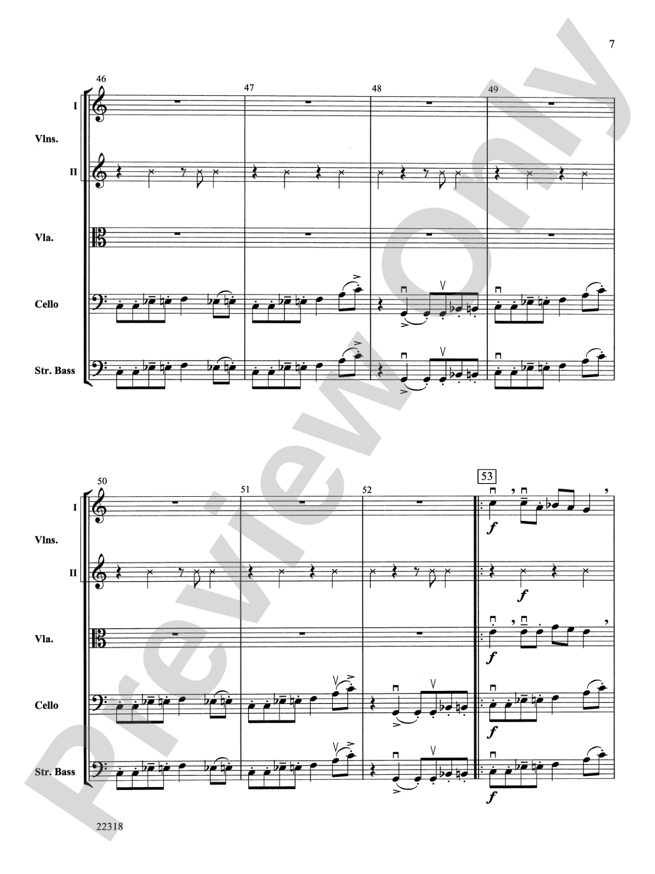 Lemon Twist: String Orchestra Conductor Score & Parts