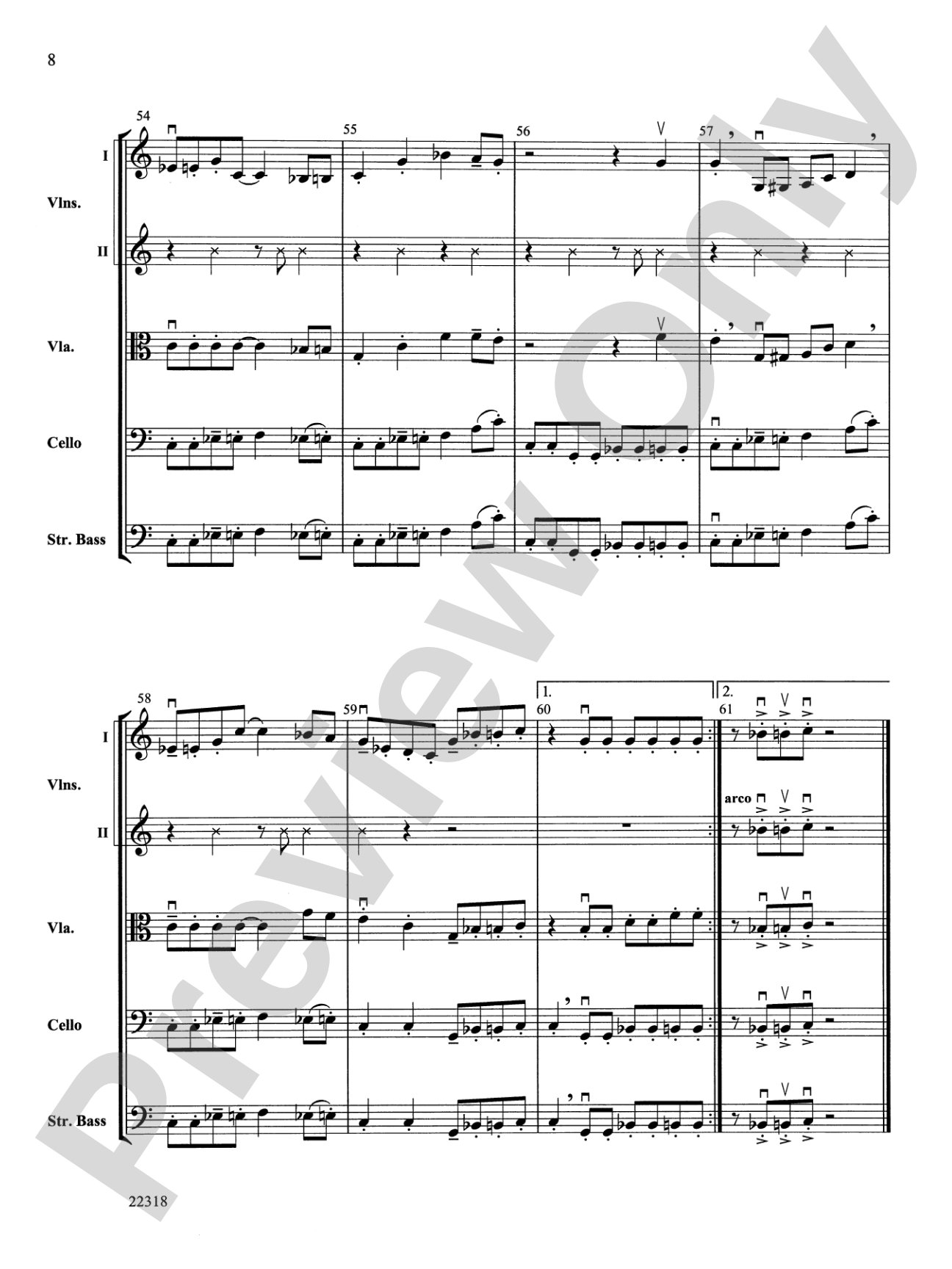Lemon Twist: String Orchestra Conductor Score & Parts