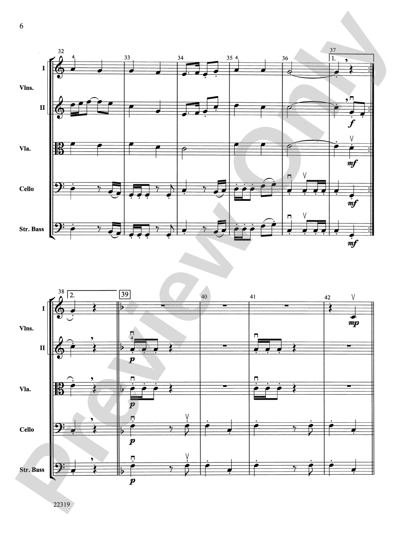 Evening Colors: String Orchestra Conductor Score & Parts
