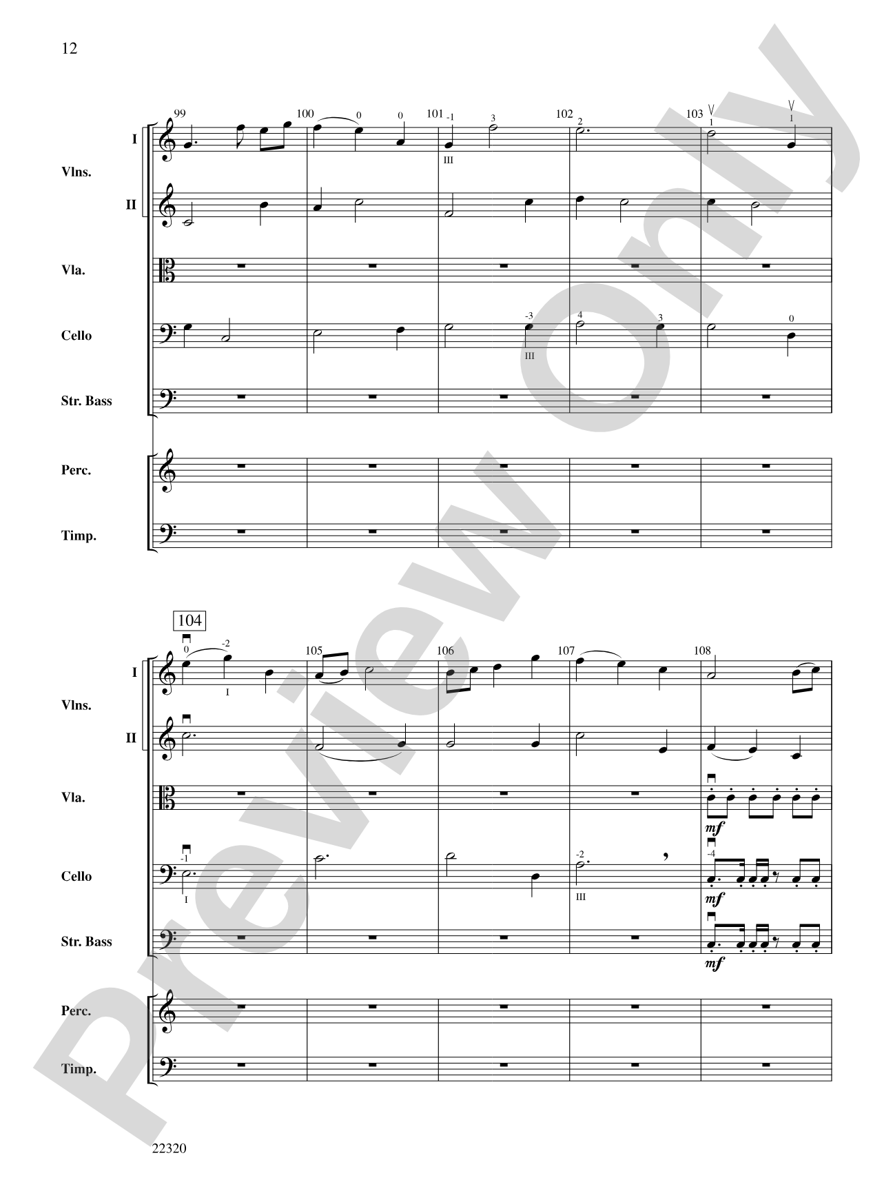 Westward Motion: String Orchestra Conductor Score & Parts