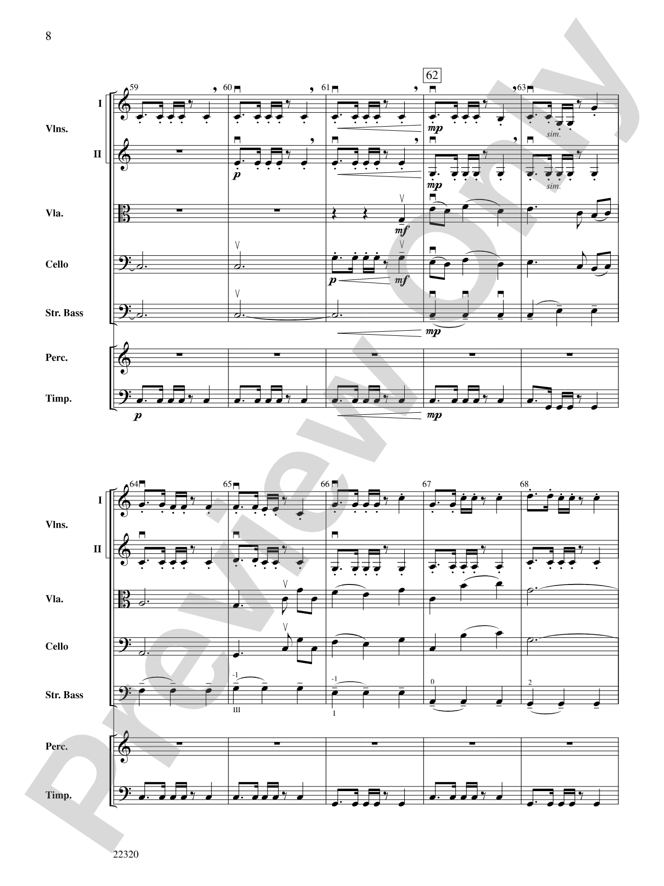 Westward Motion: String Orchestra Conductor Score & Parts