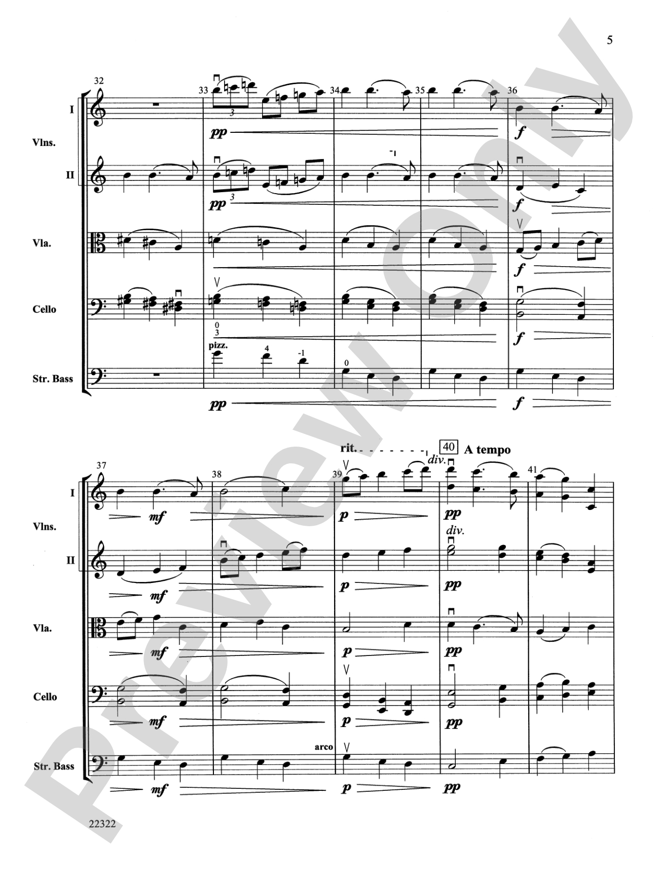 The Enchanted Garden: String Orchestra Conductor Score & Parts