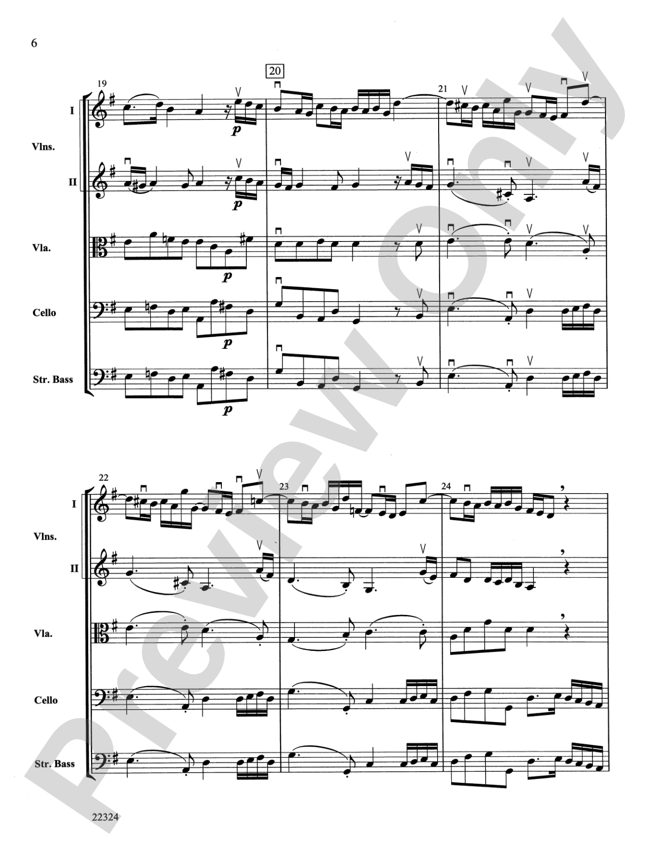 Symphony No. 1: String Orchestra Conductor Score & Parts