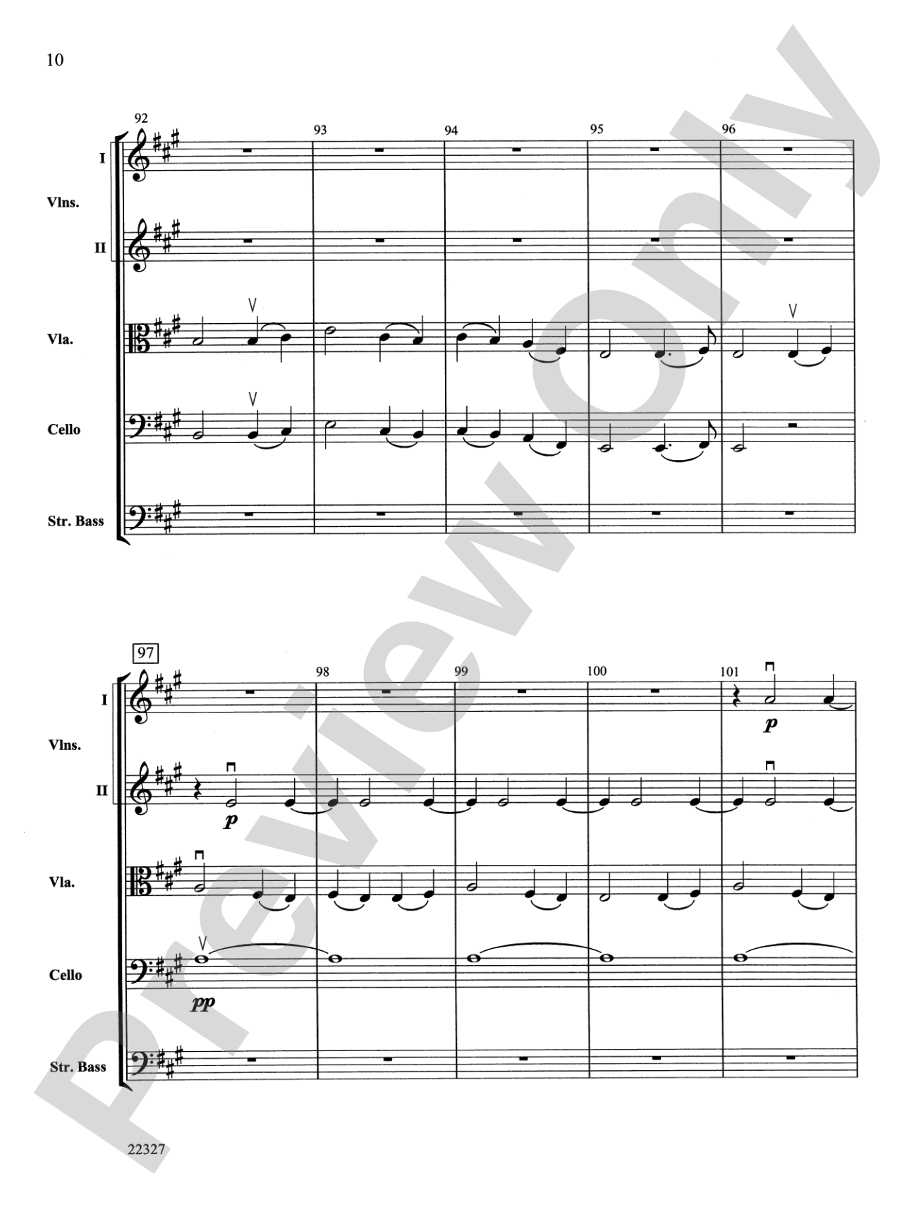 Shaker Dance and Lament: String Orchestra Conductor Score & Parts