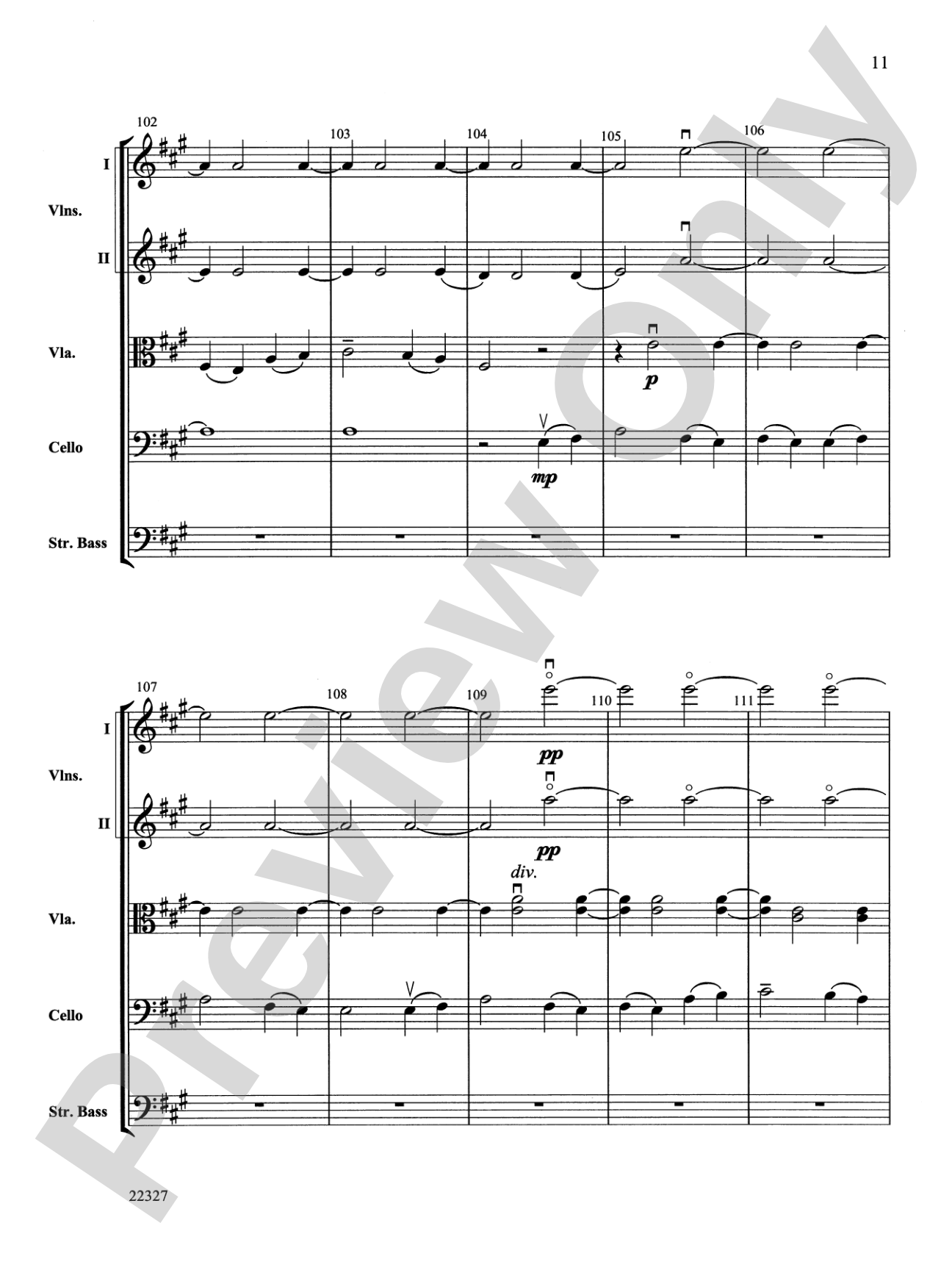 Shaker Dance and Lament: String Orchestra Conductor Score & Parts