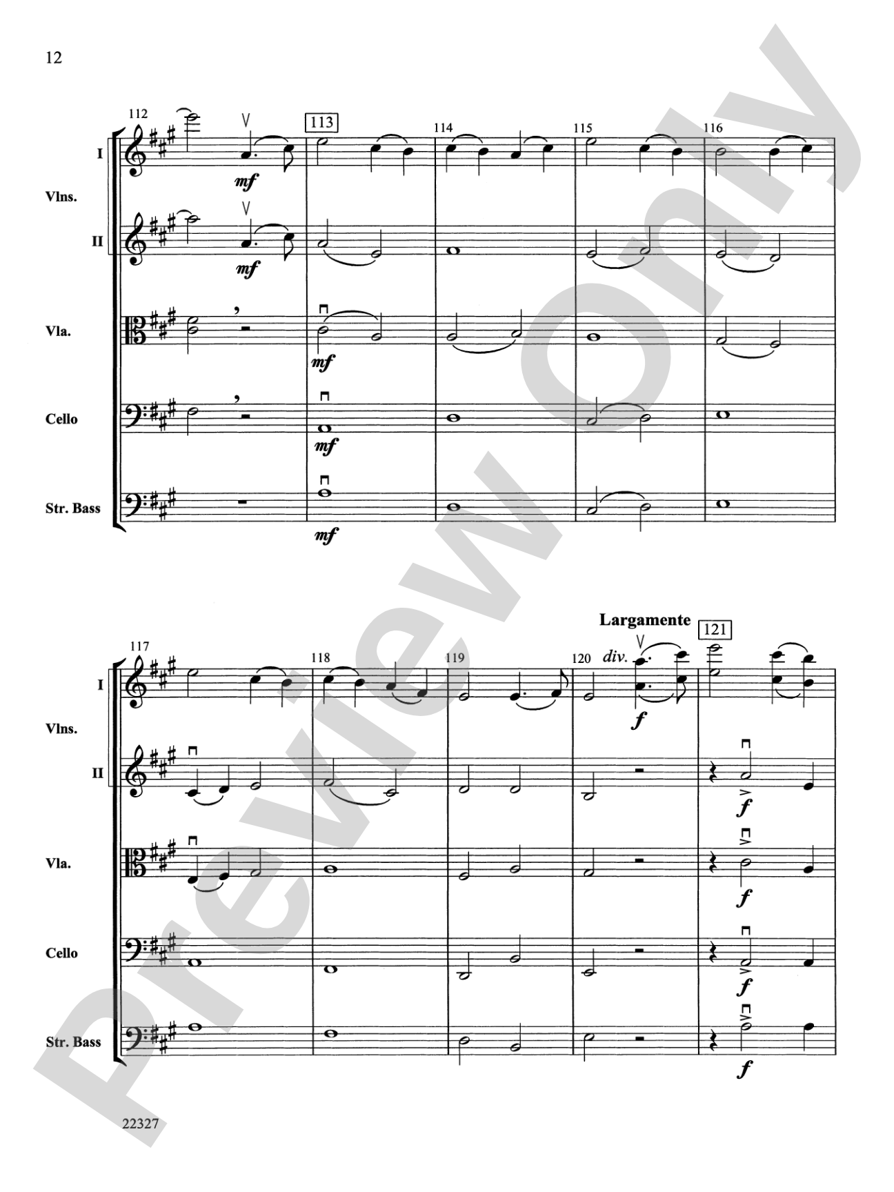 Shaker Dance and Lament: String Orchestra Conductor Score & Parts
