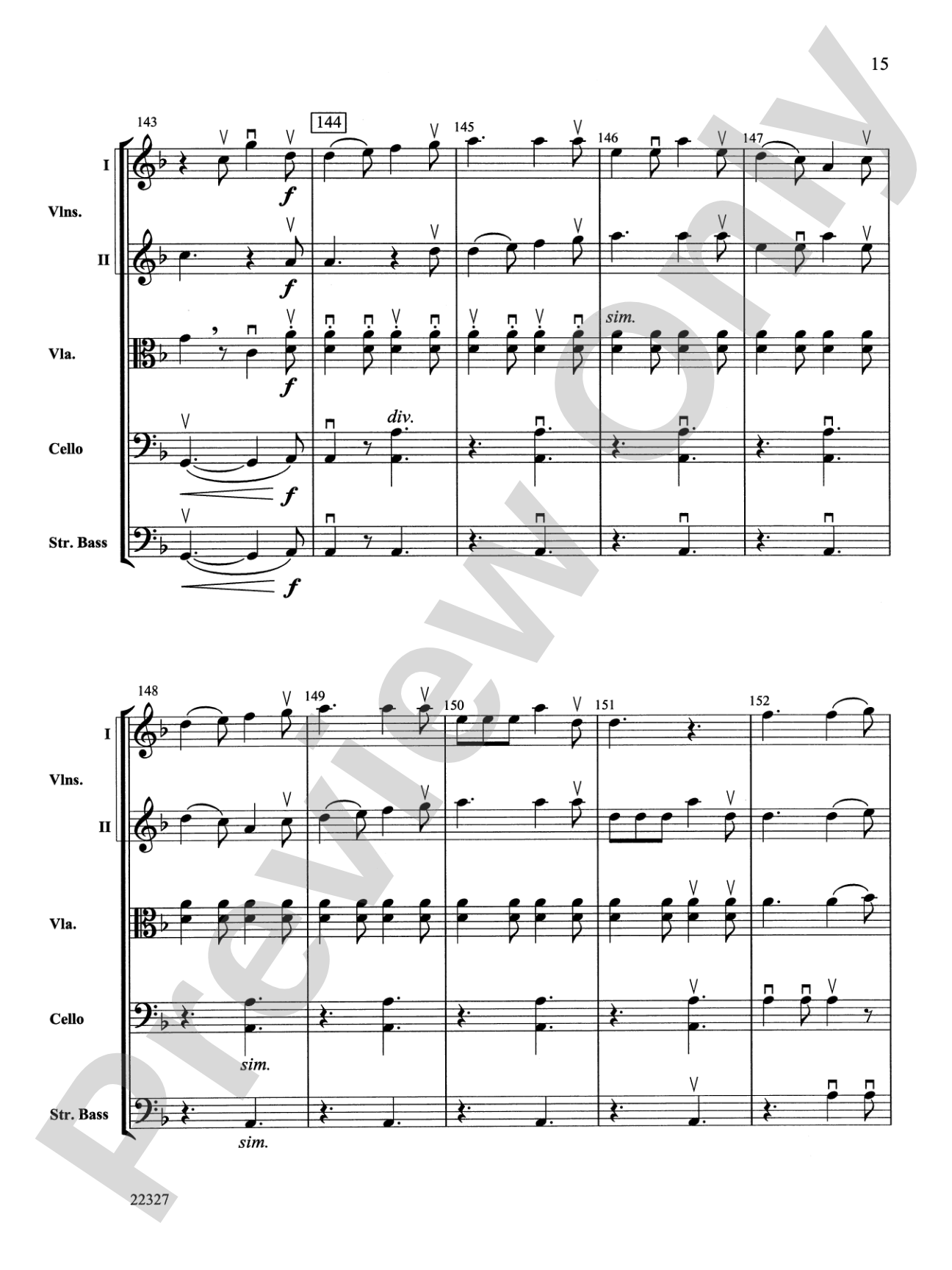 Shaker Dance and Lament: String Orchestra Conductor Score & Parts