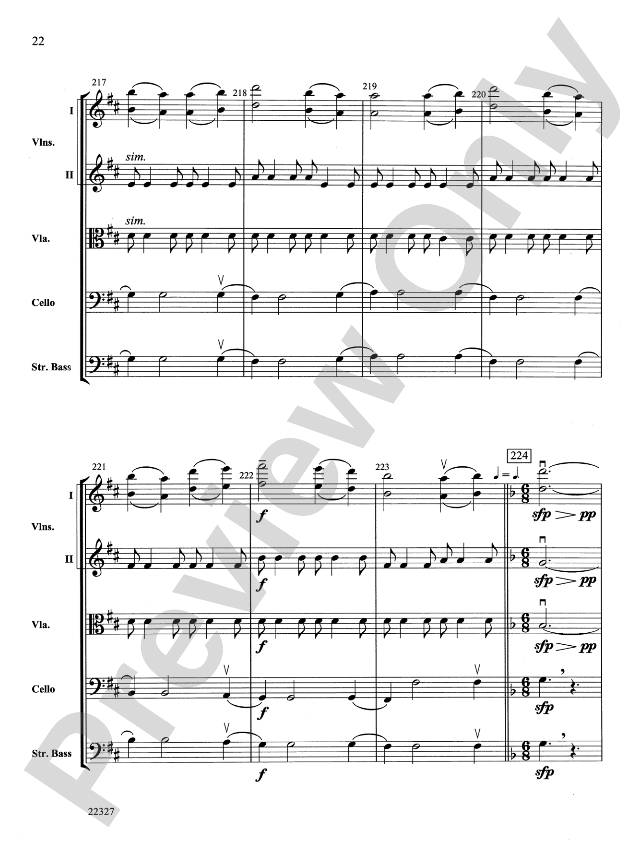 Shaker Dance and Lament: String Orchestra Conductor Score & Parts