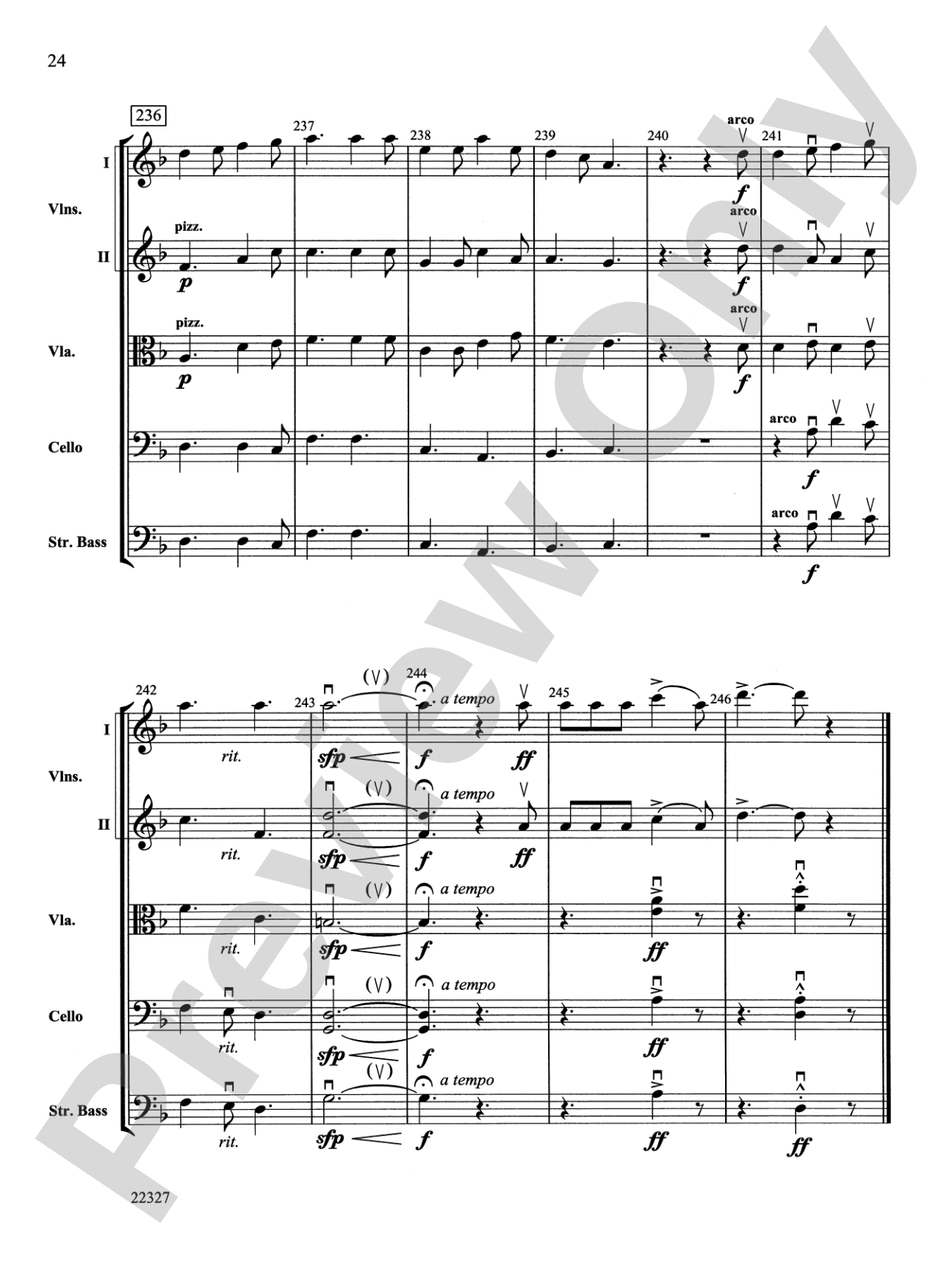 Shaker Dance and Lament: String Orchestra Conductor Score & Parts