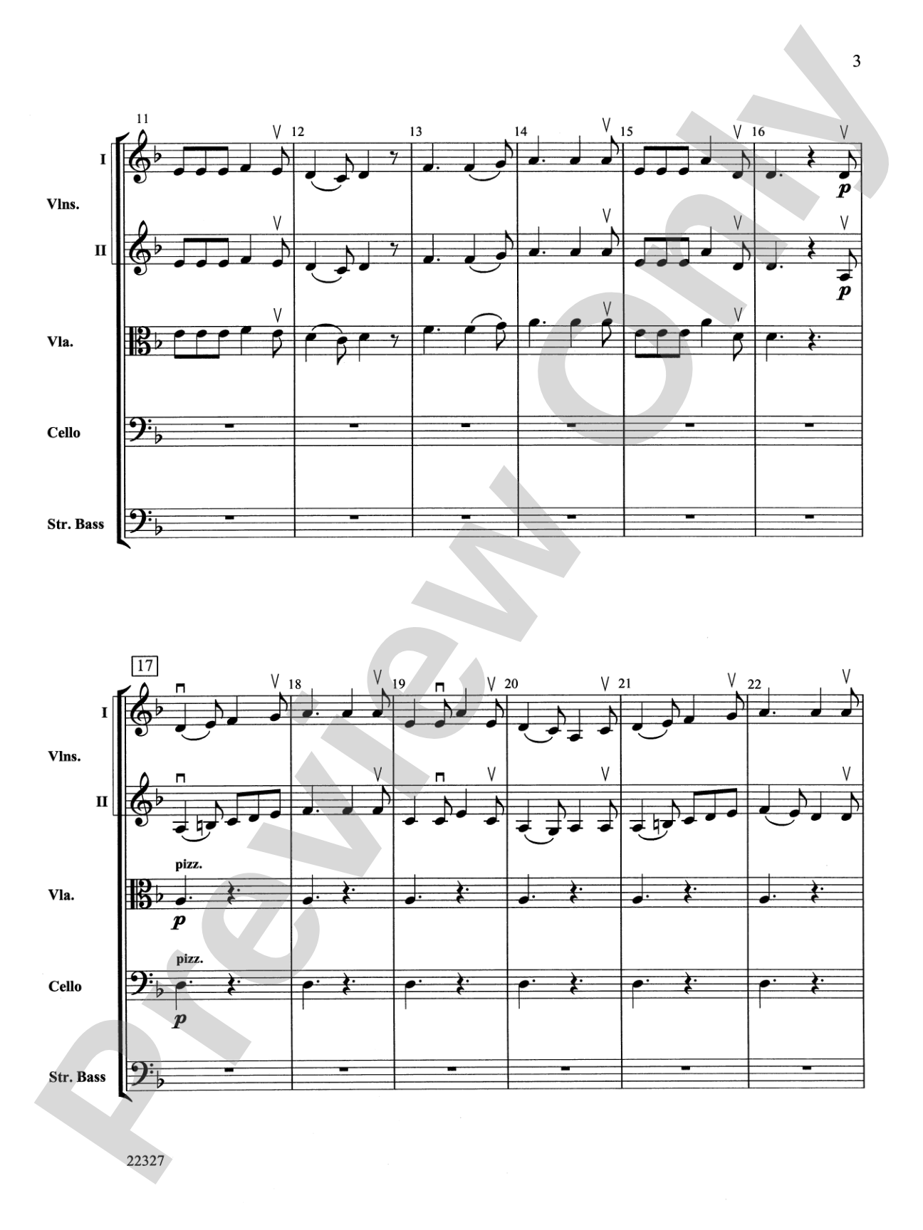 Shaker Dance and Lament: String Orchestra Conductor Score & Parts