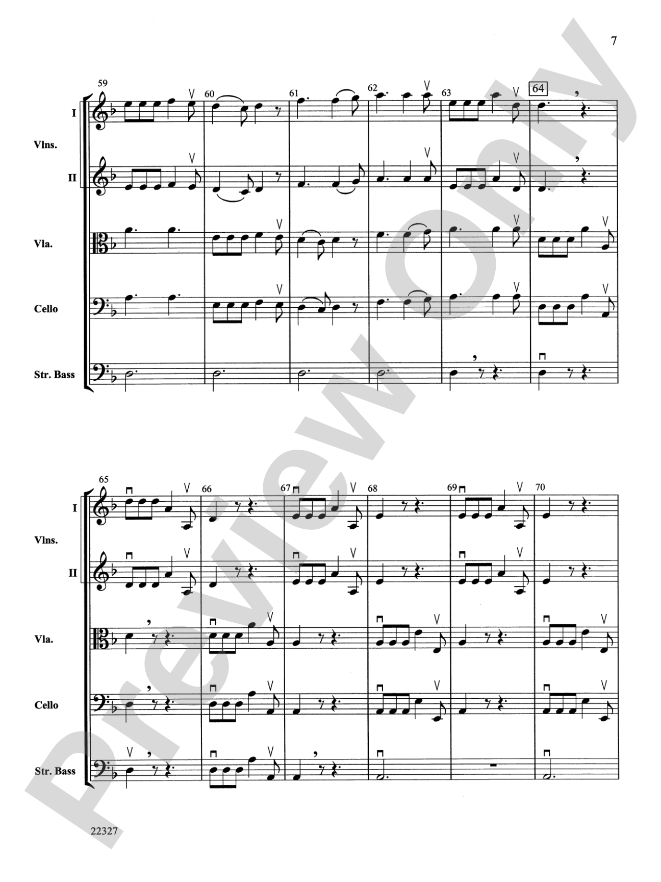Shaker Dance and Lament: String Orchestra Conductor Score & Parts