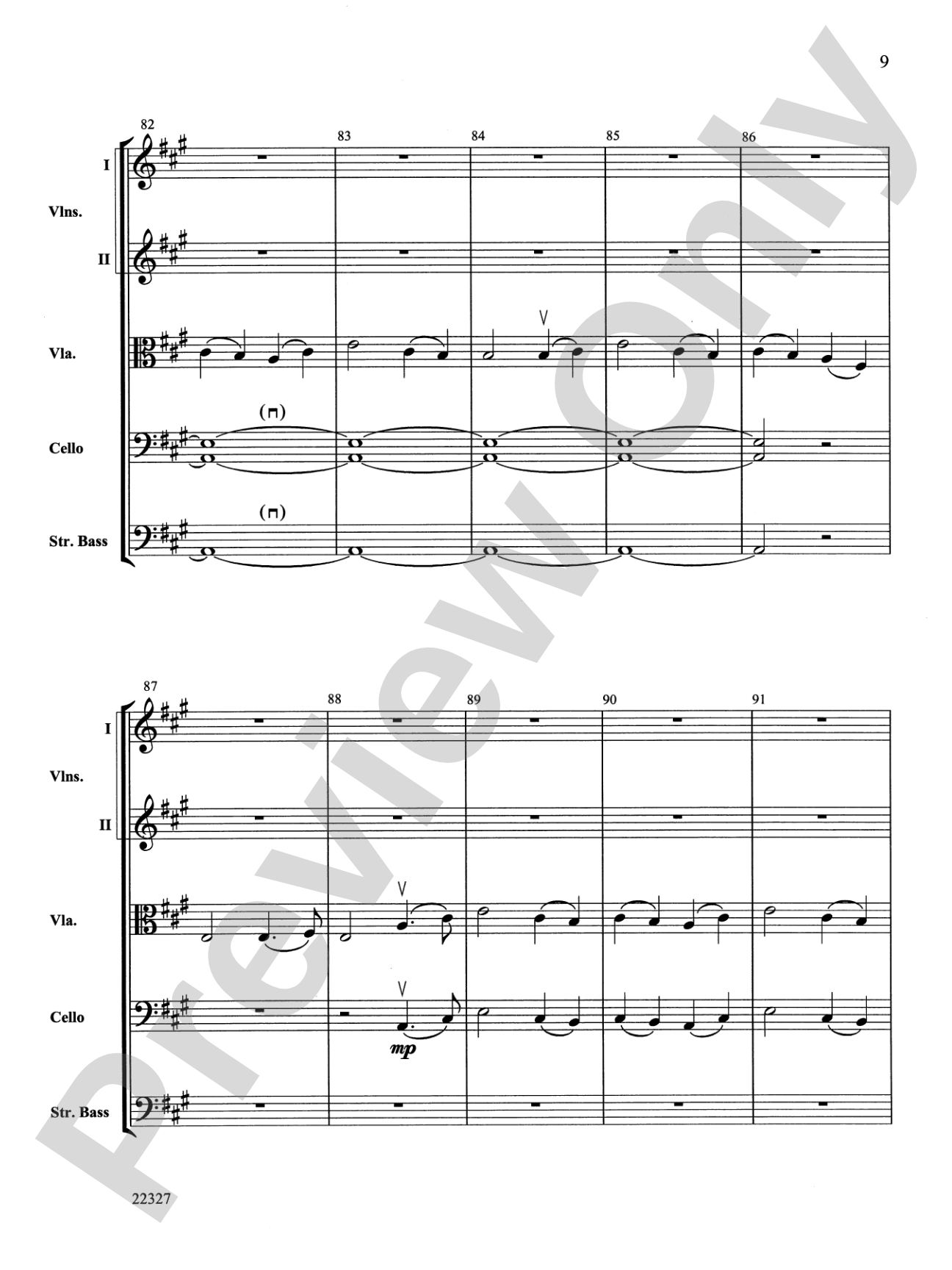 Shaker Dance and Lament: String Orchestra Conductor Score & Parts